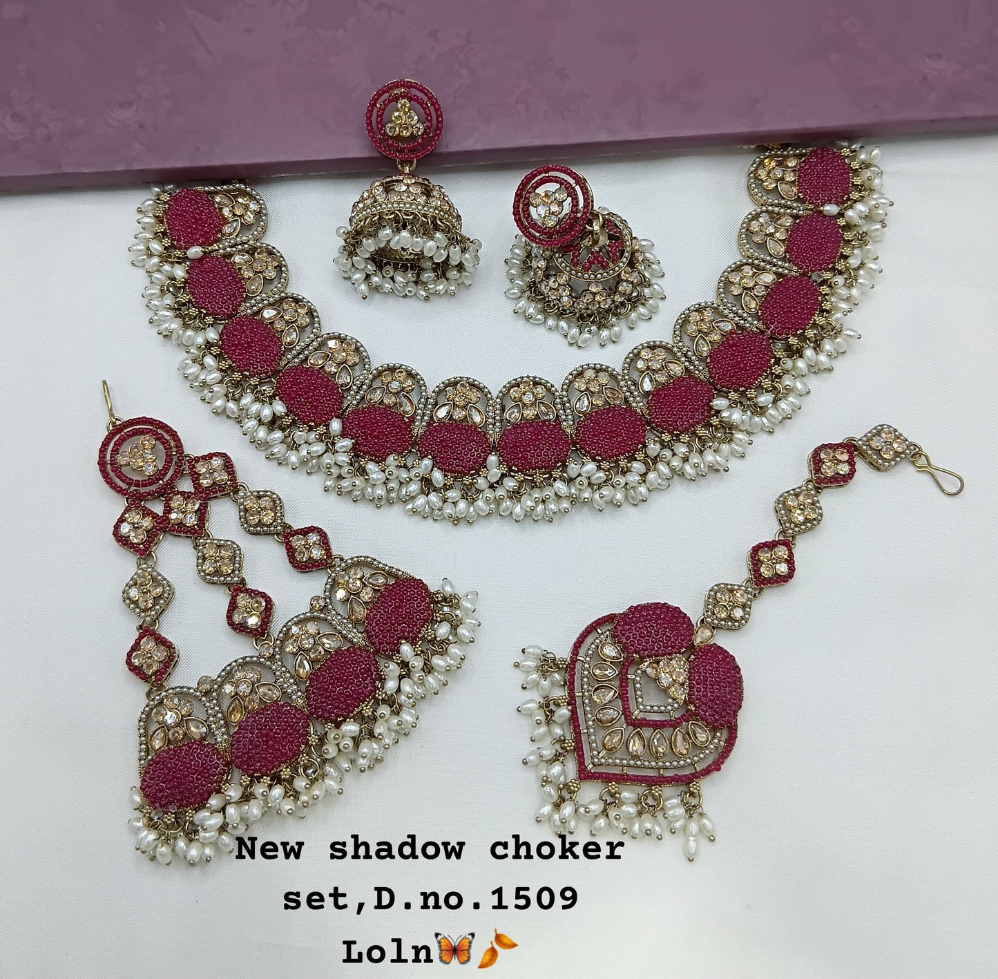 Antique Gold Plated Jewellery Set