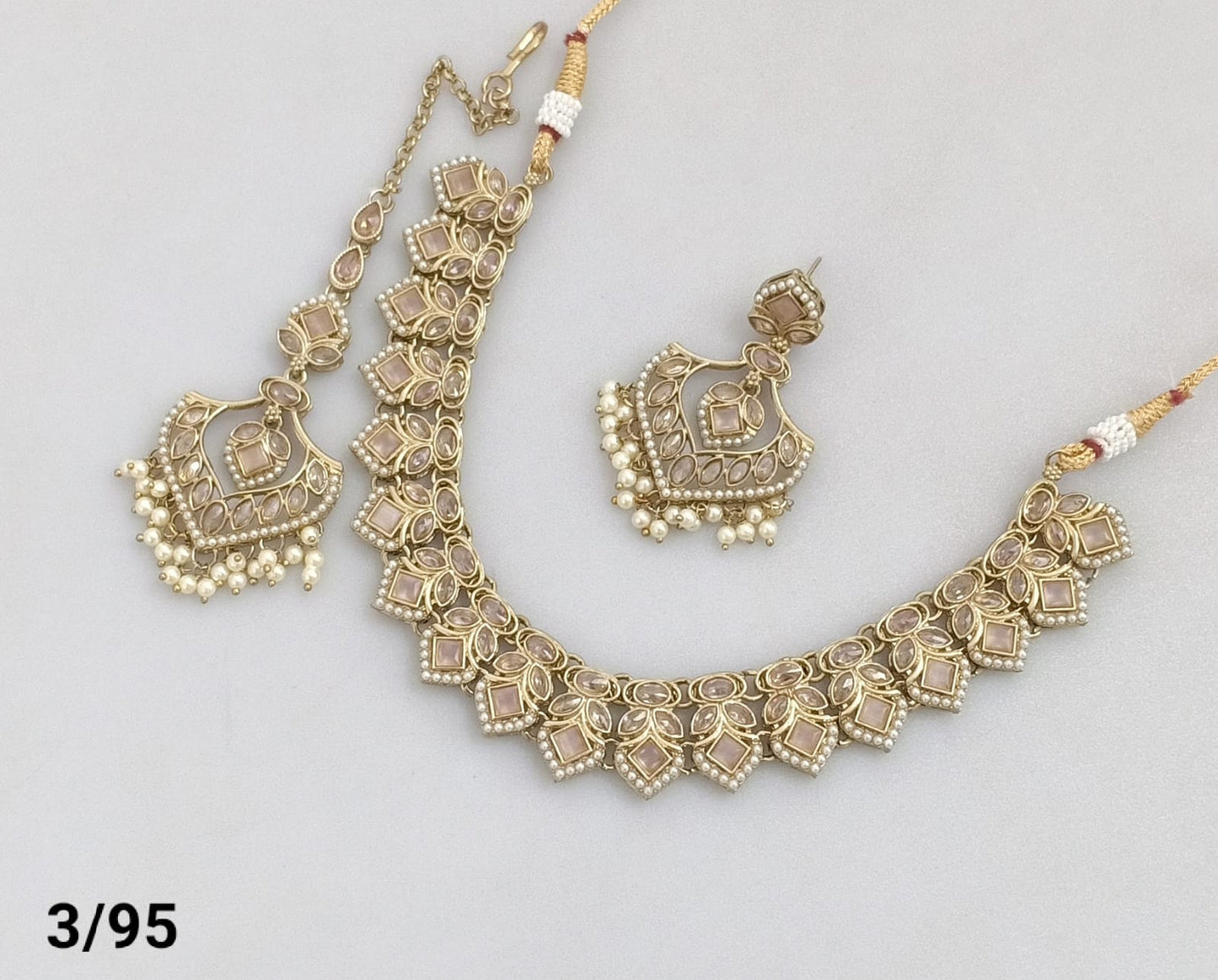 Antique Gold Plated Choker Set
