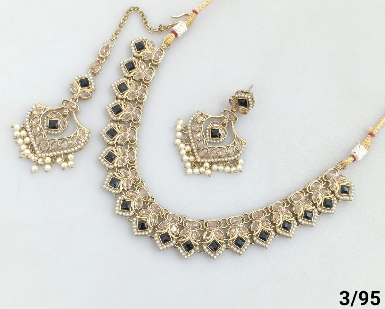 Antique Gold Plated Choker Set