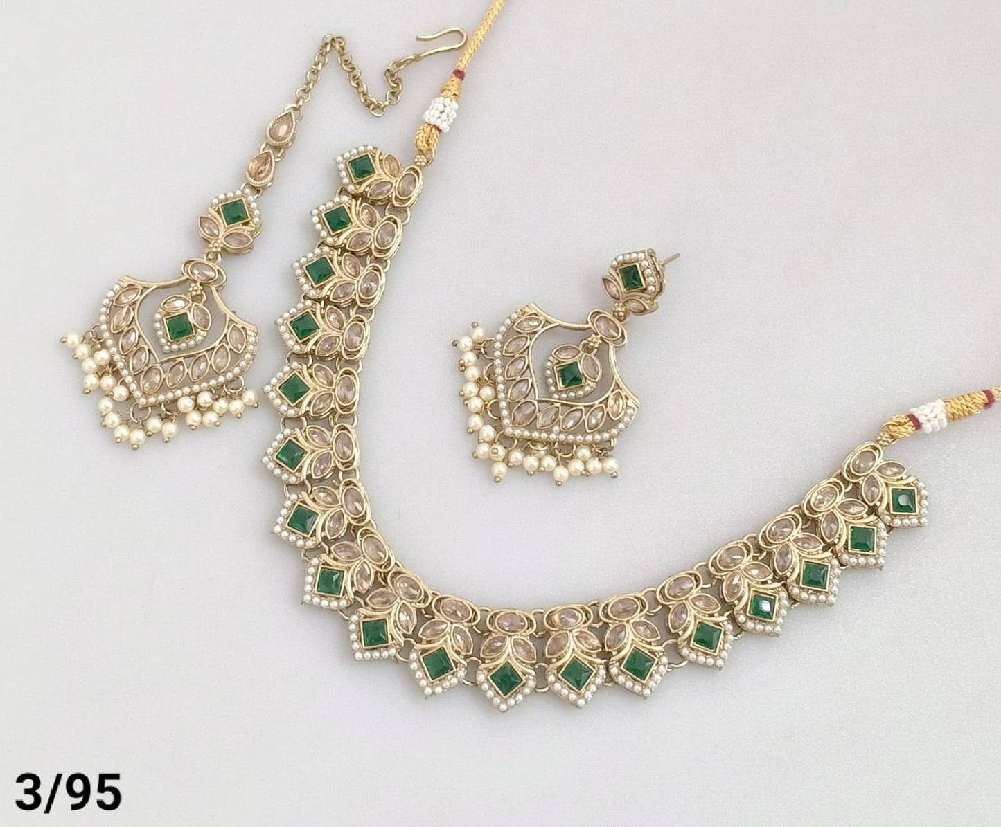 Antique Gold Plated Choker Set