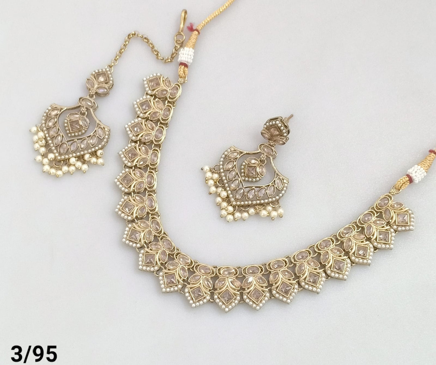 Antique Gold Plated Choker Set
