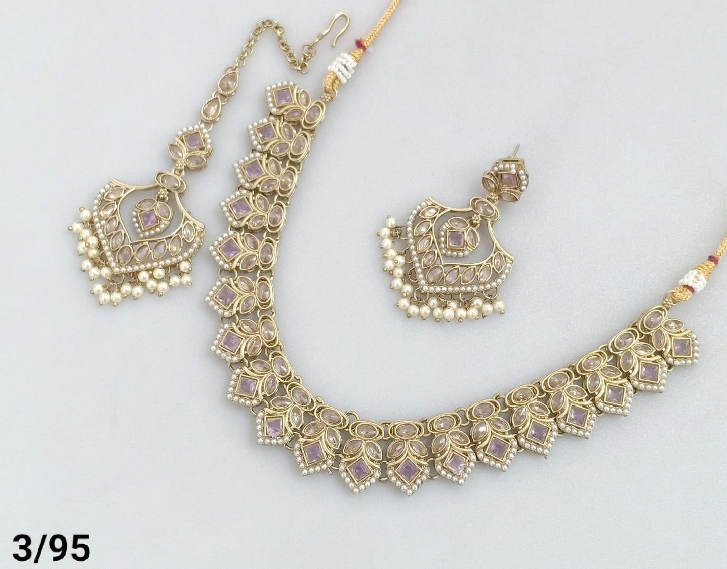 Antique Gold Plated Choker Set