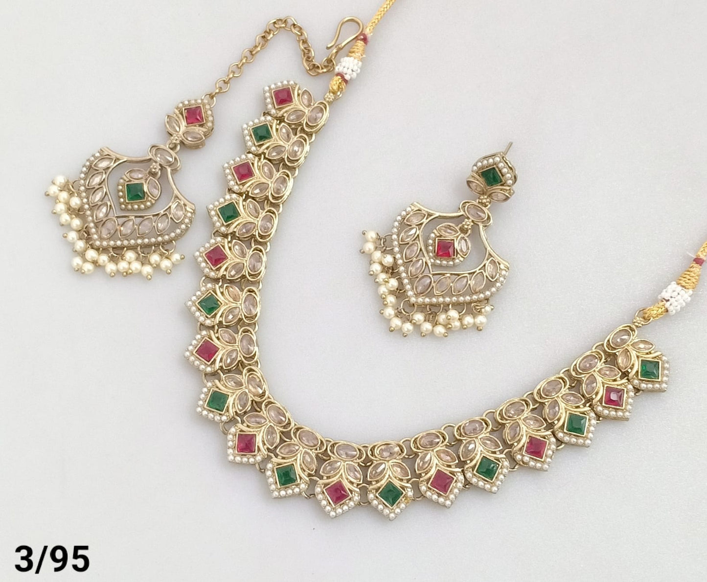 Antique Gold Plated Choker Set