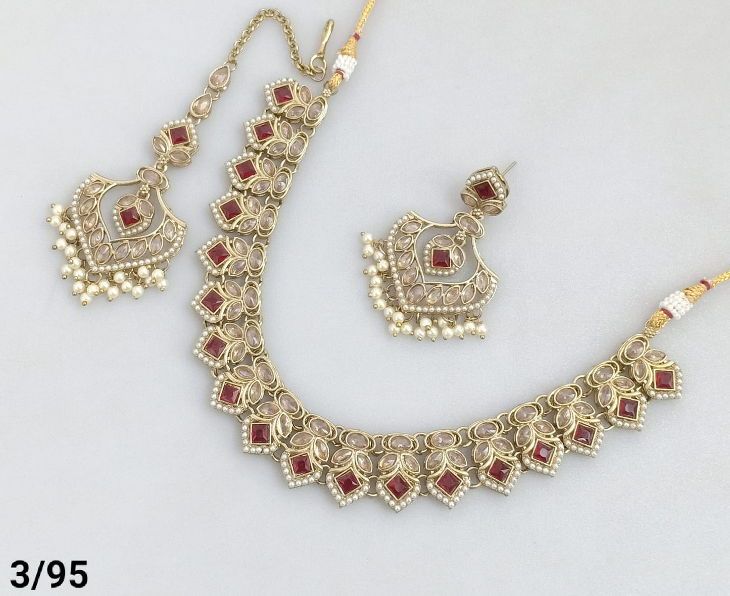 Antique Gold Plated Choker Set