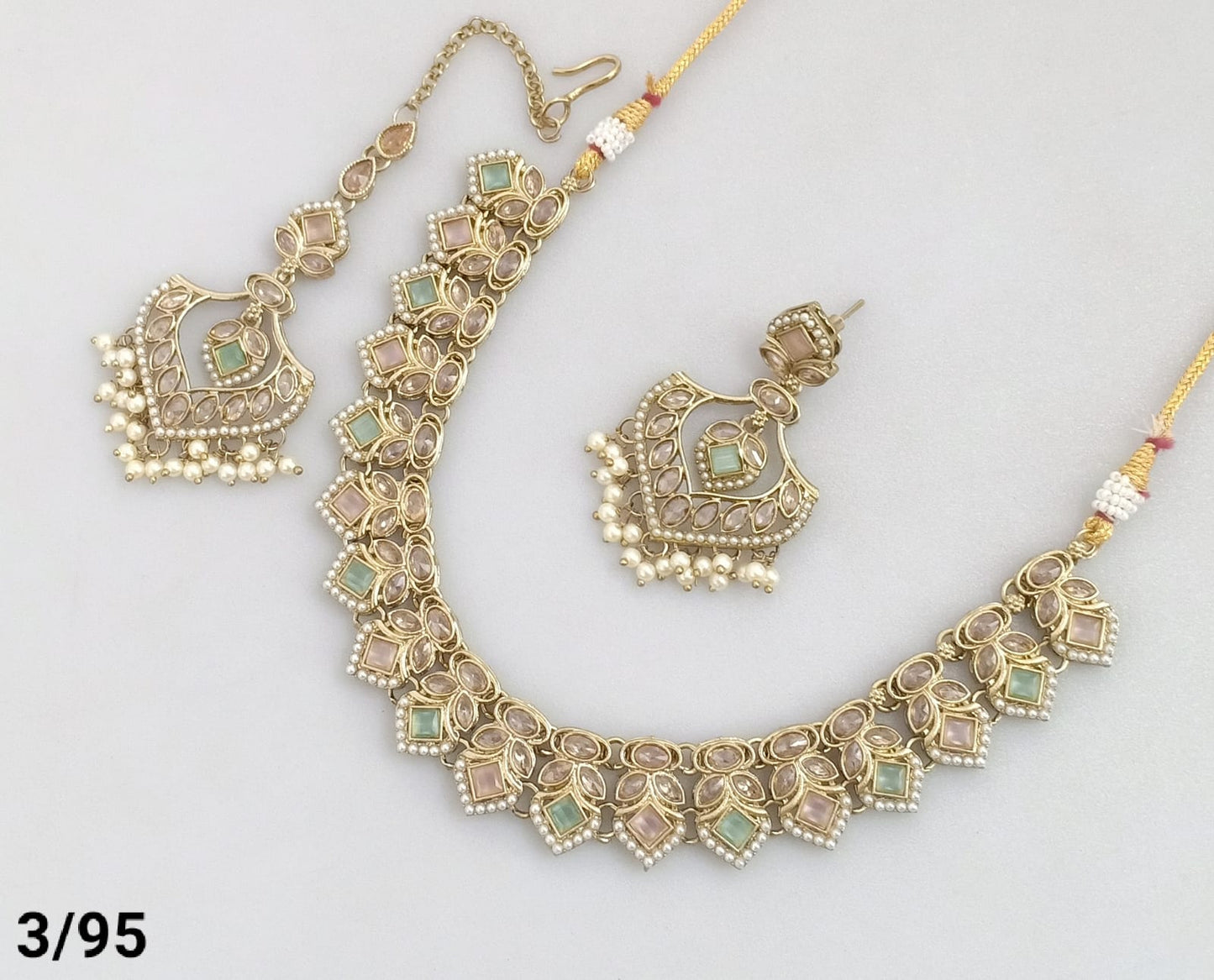 Antique Gold Plated Choker Set