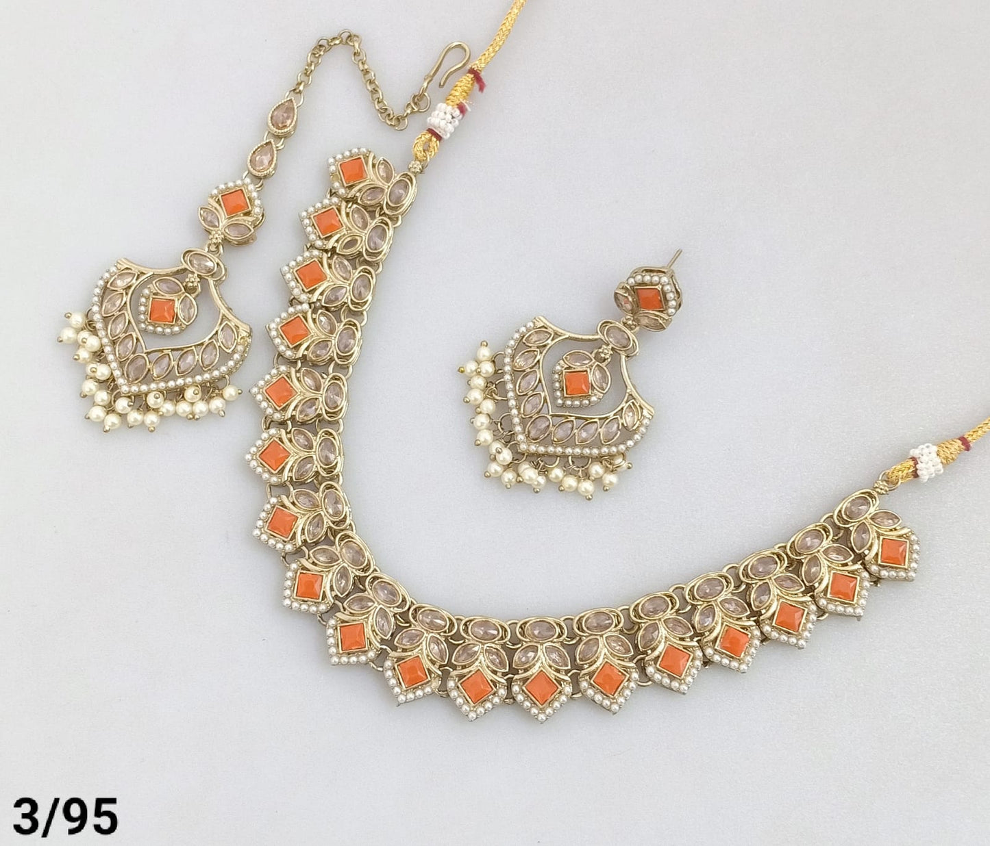 Antique Gold Plated Choker Set
