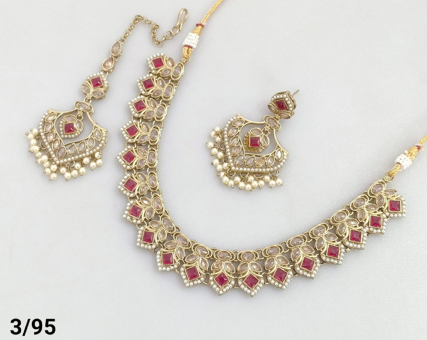 Antique Gold Plated Choker Set
