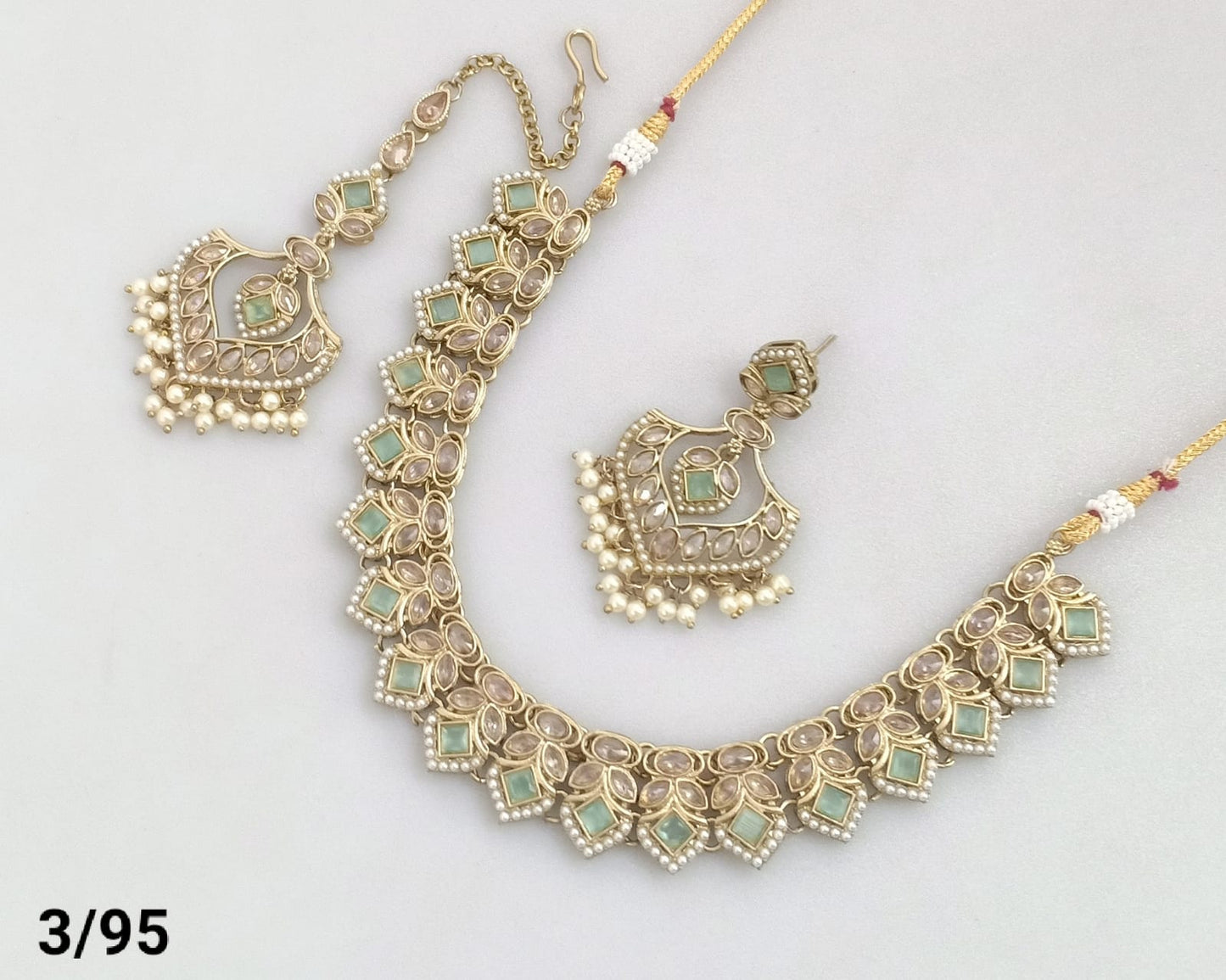 Antique Gold Plated Choker Set