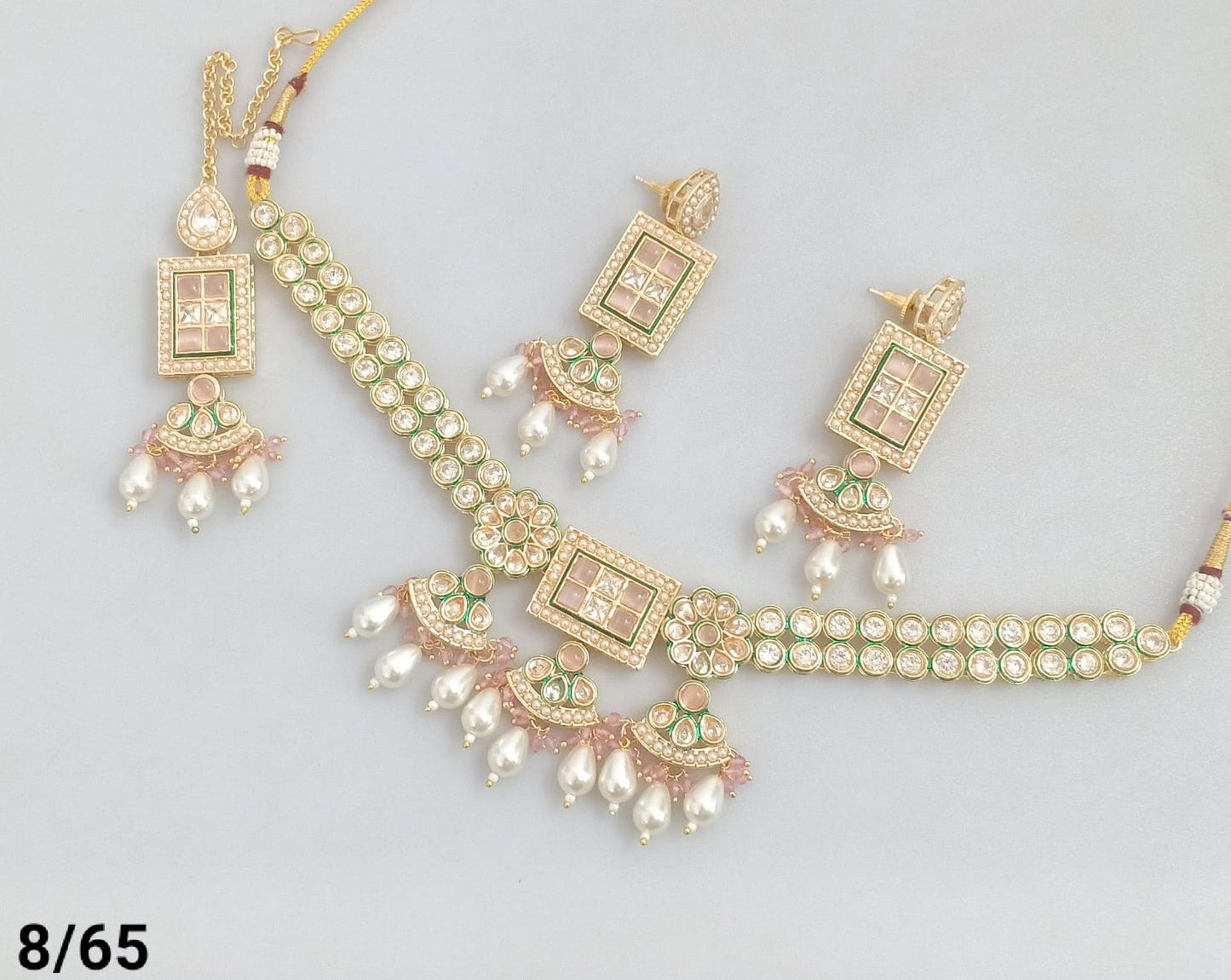 Gold Plated Kundan Choker Set