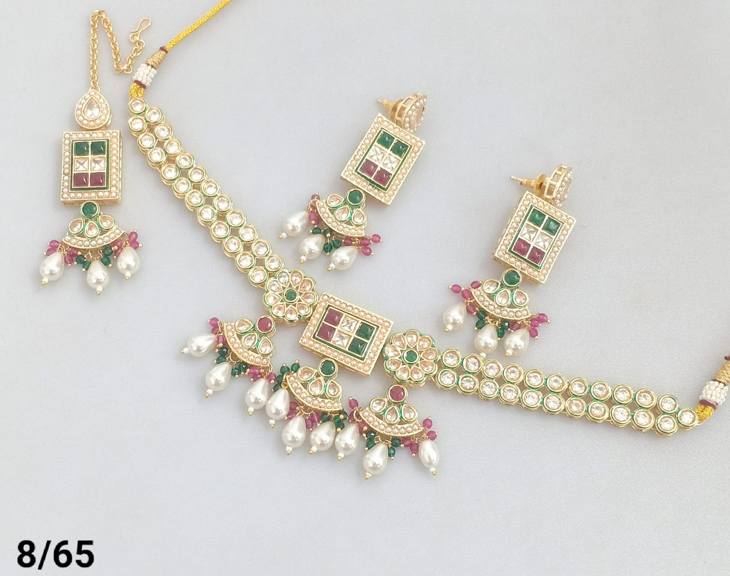 Gold Plated Kundan Choker Set