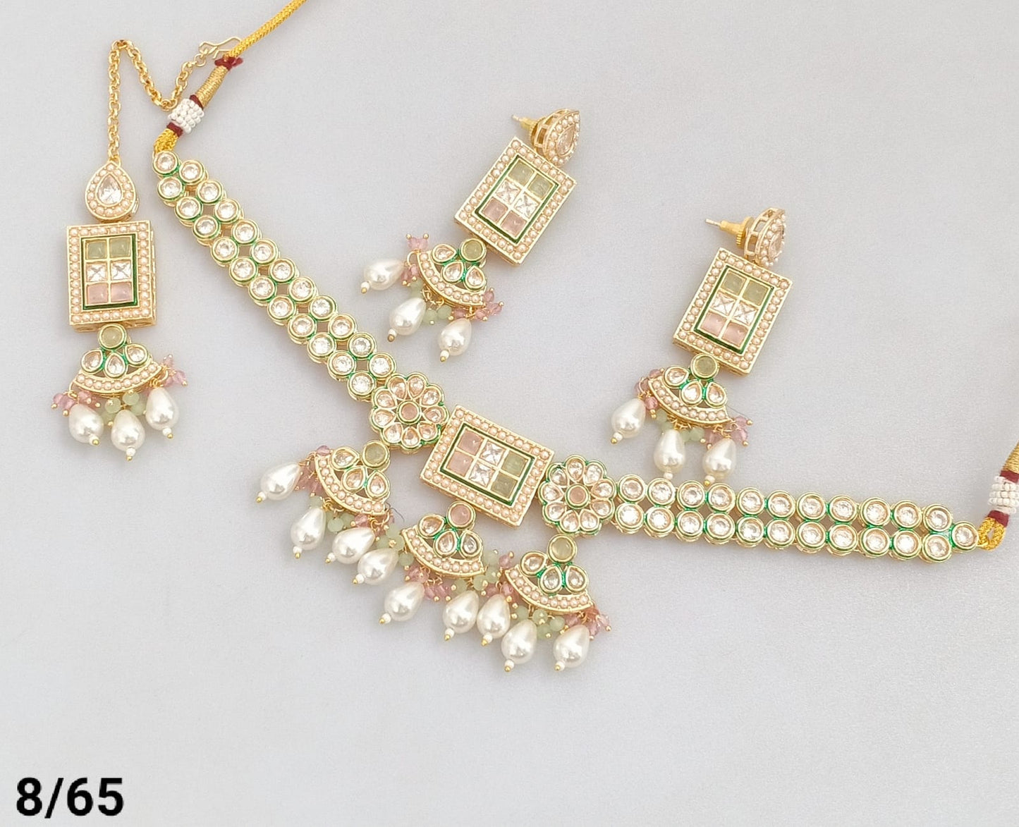 Gold Plated Kundan Choker Set
