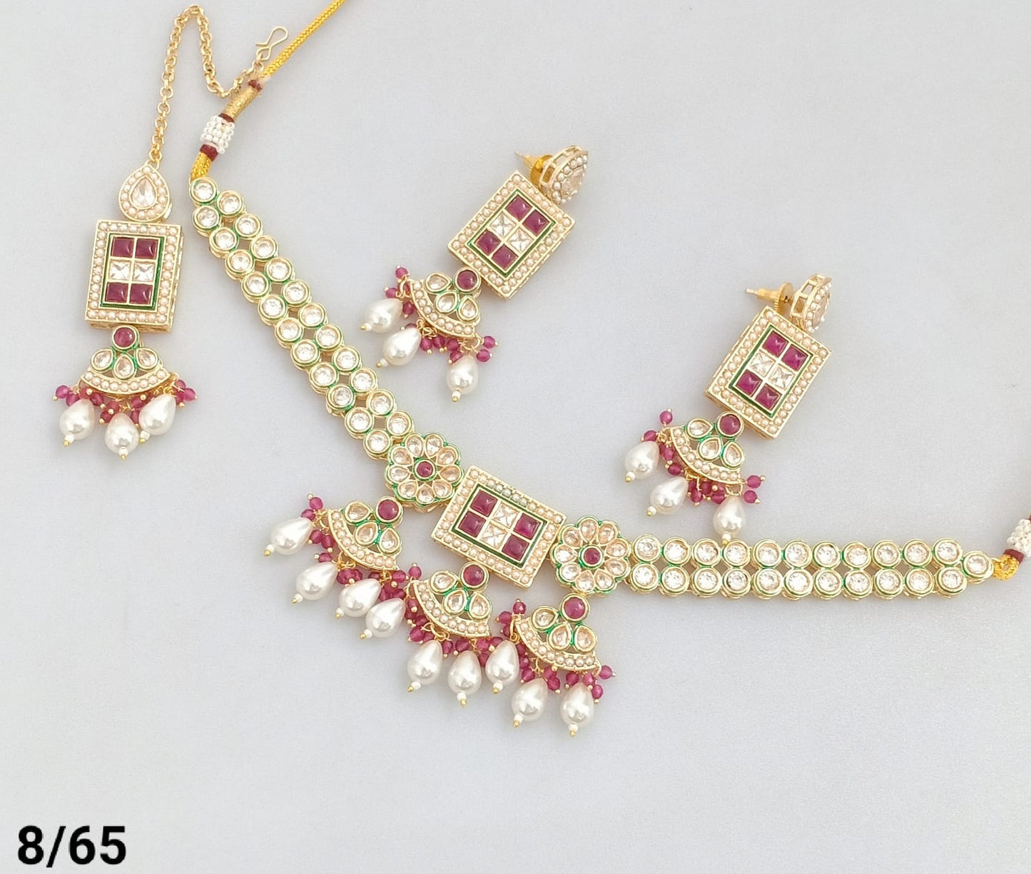 Gold Plated Kundan Choker Set