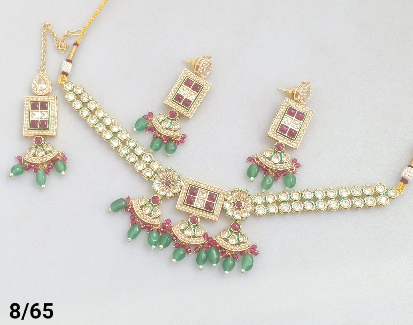 Gold Plated Kundan Choker Set