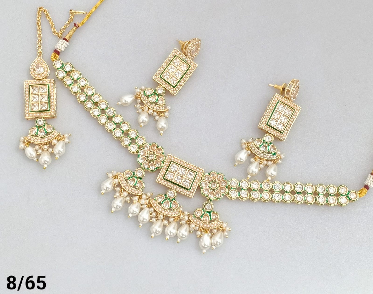 Gold Plated Kundan Choker Set