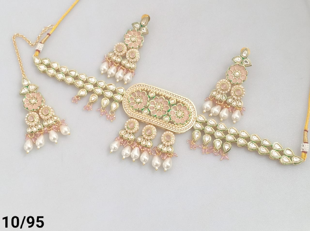Gold Plated Kundan Choker Set