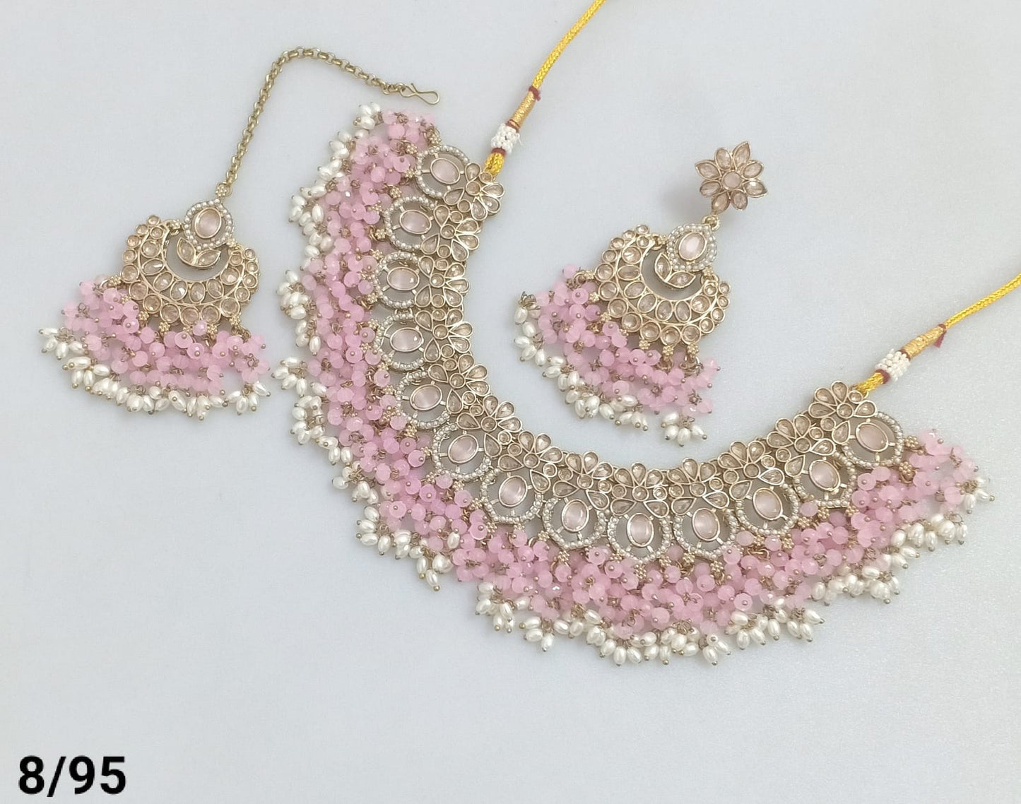 Antique Gold Plated Choker Necklace Set