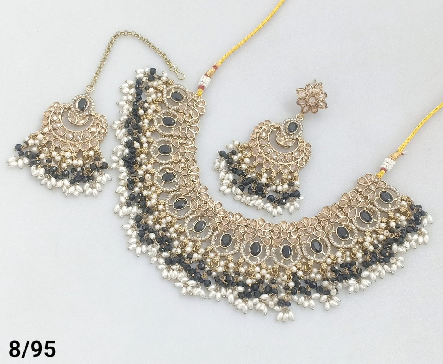 Antique Gold Plated Choker Necklace Set
