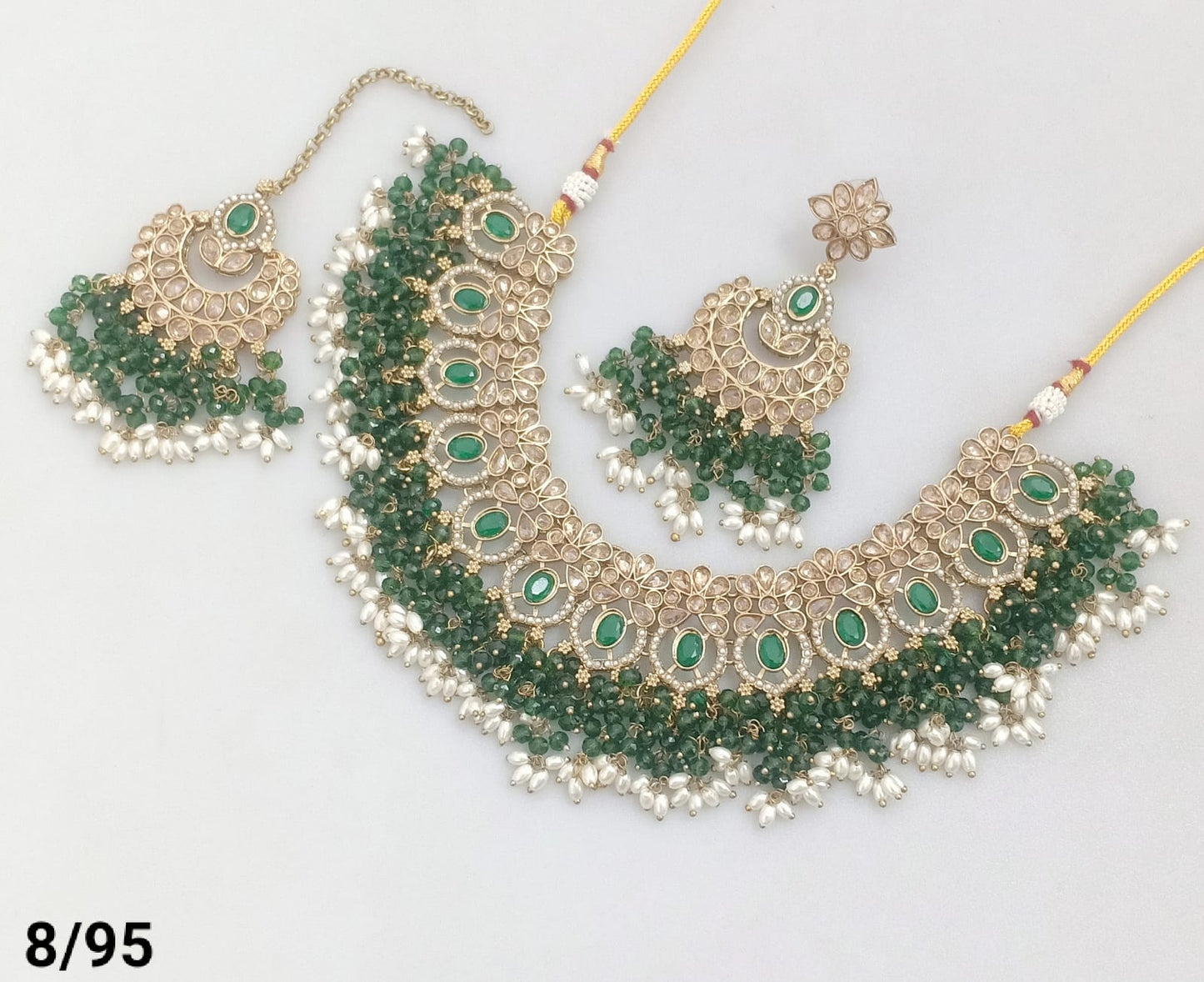 Antique Gold Plated Choker Necklace Set