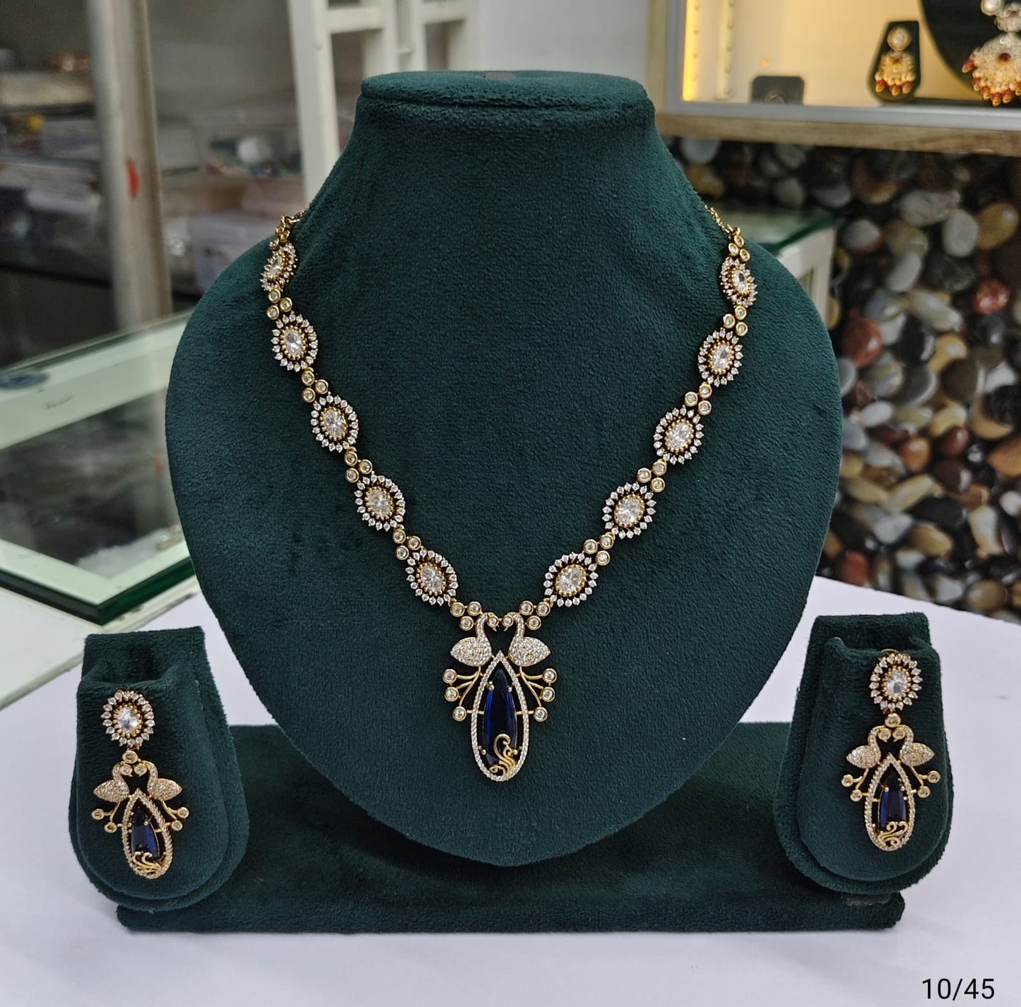 Antique Style Party Wear Jewelry Set – Necklace & Earrings