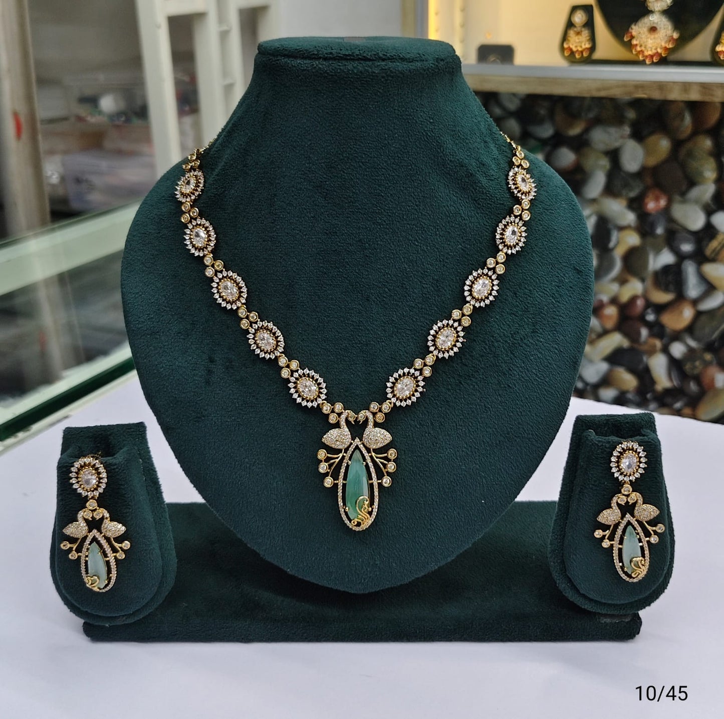 Antique Style Party Wear Jewelry Set – Necklace & Earrings