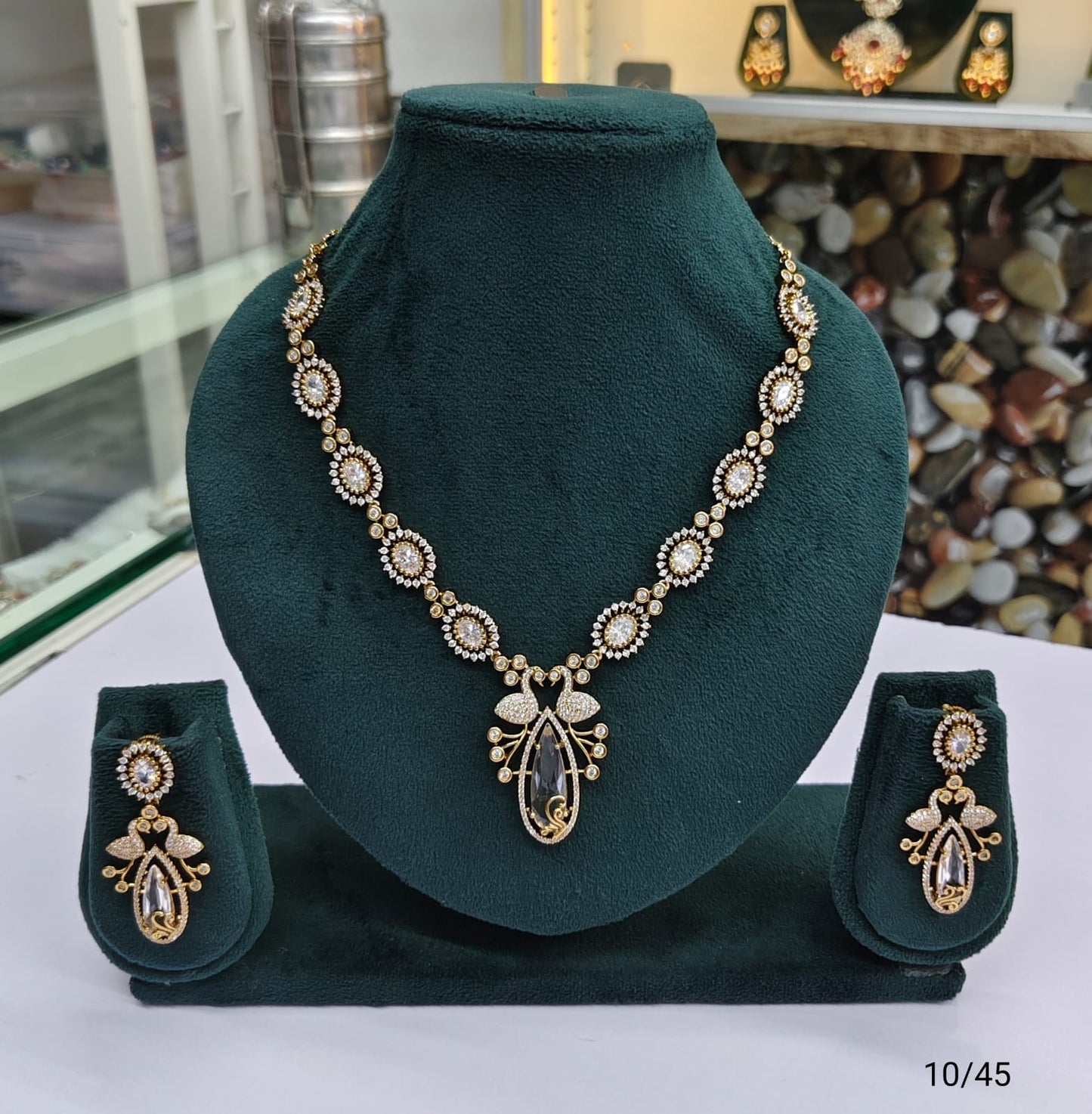 Antique Style Party Wear Jewelry Set – Necklace & Earrings
