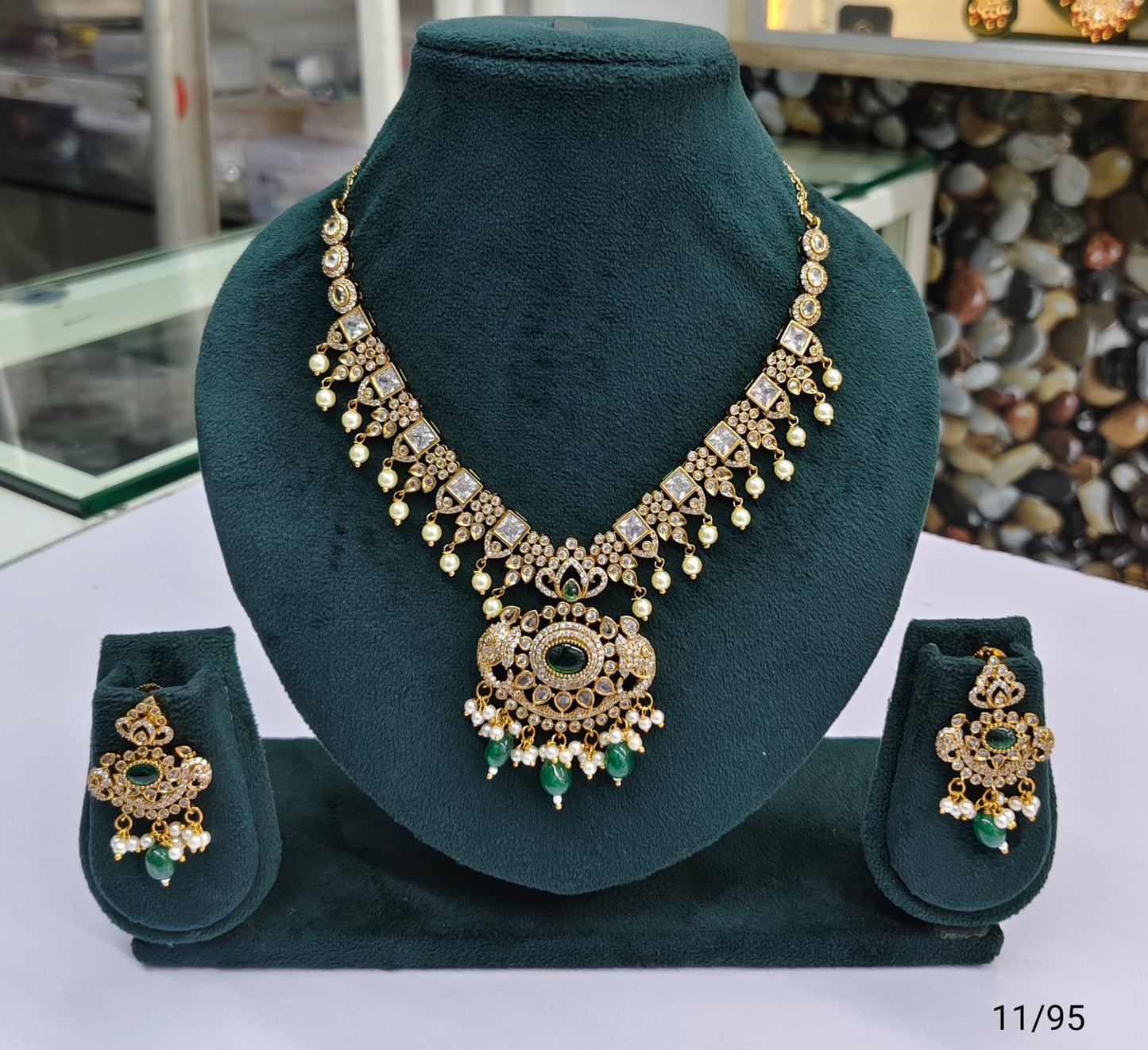 Royal Heritage Necklace Set – Handcrafted for Weddings & Festivals