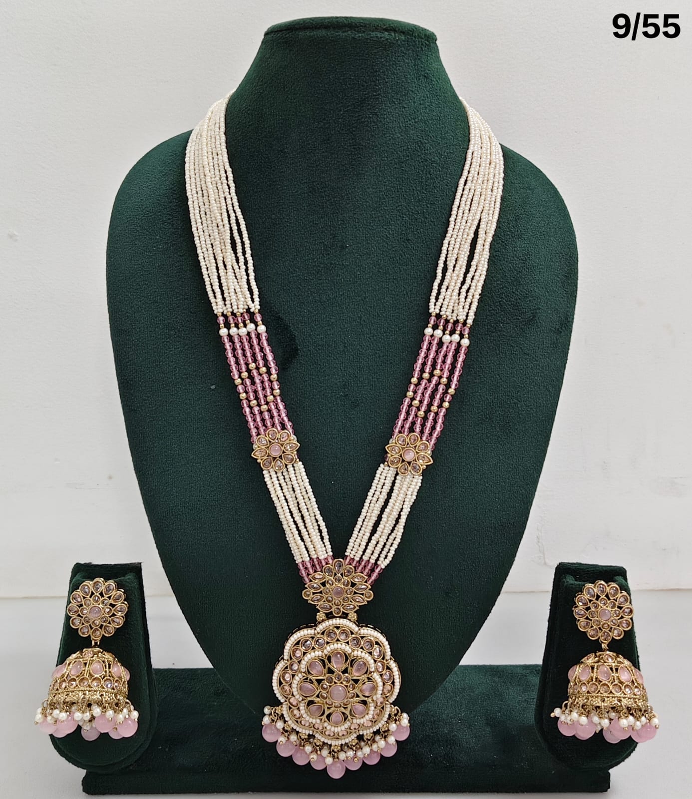 Royal Radiance CZ Long Necklace Set - Lucentemarket