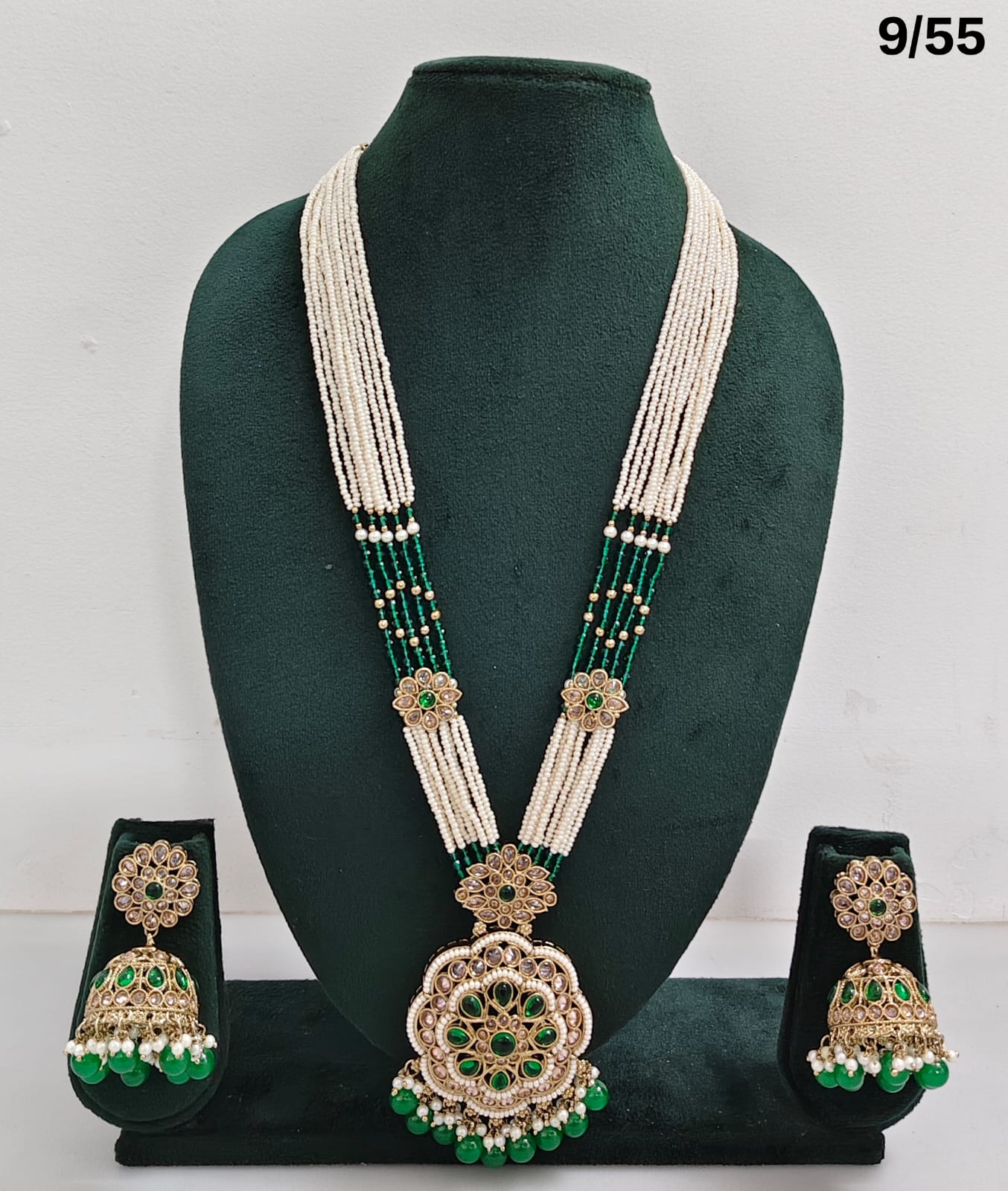 Royal Radiance CZ Long Necklace Set - Lucentemarket