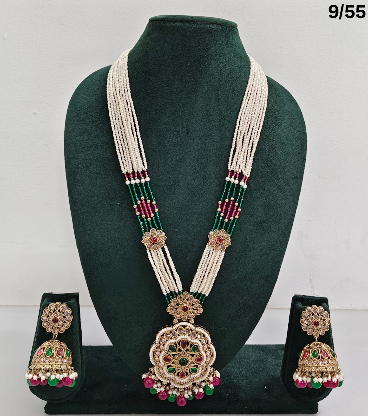 Royal Radiance CZ Long Necklace Set - Lucentemarket