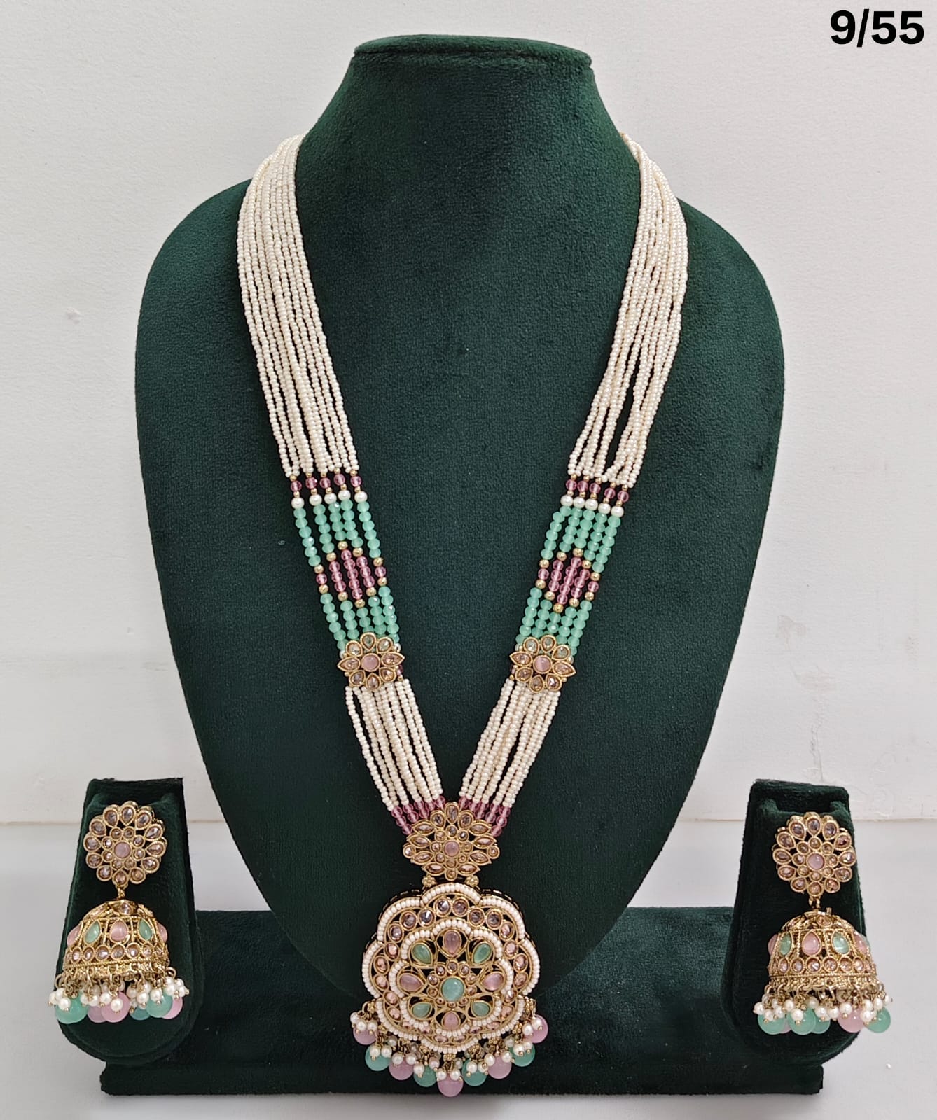 Royal Radiance CZ Long Necklace Set - Lucentemarket