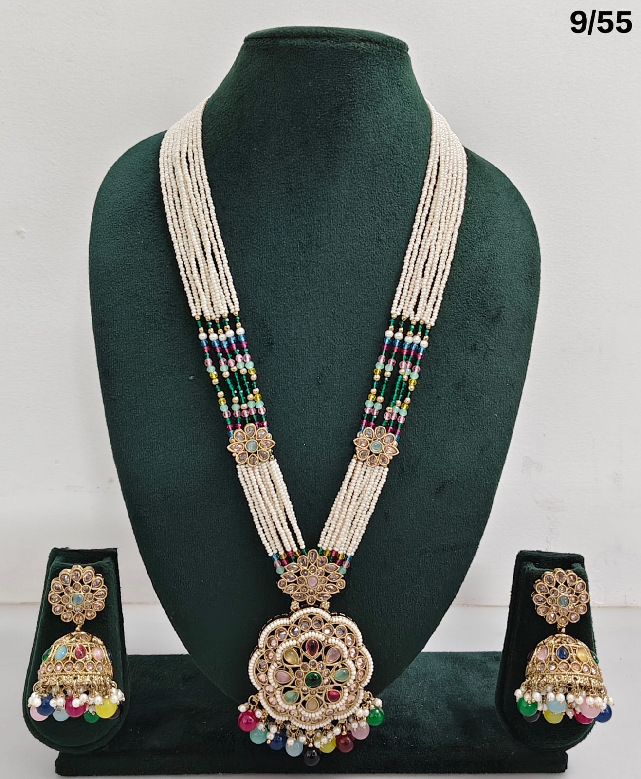 Royal Radiance CZ Long Necklace Set - Lucentemarket