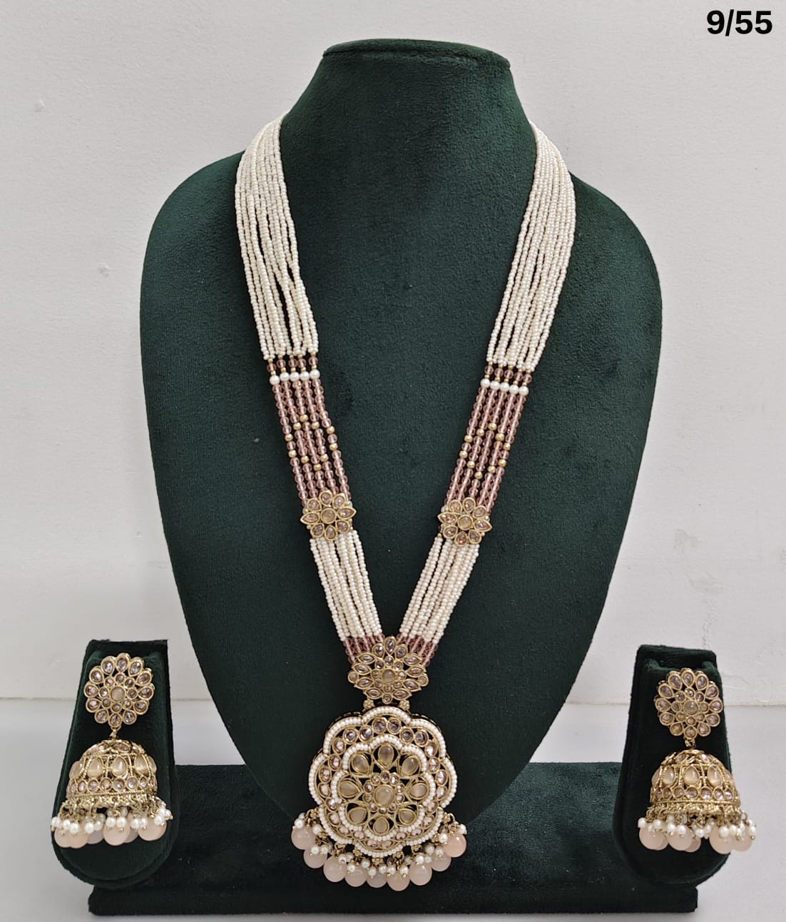 Royal Radiance CZ Long Necklace Set - Lucentemarket