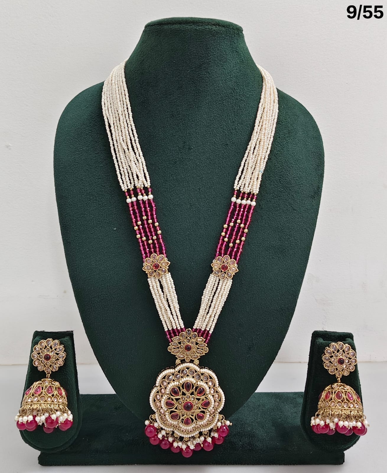 Royal Radiance CZ Long Necklace Set - Lucentemarket