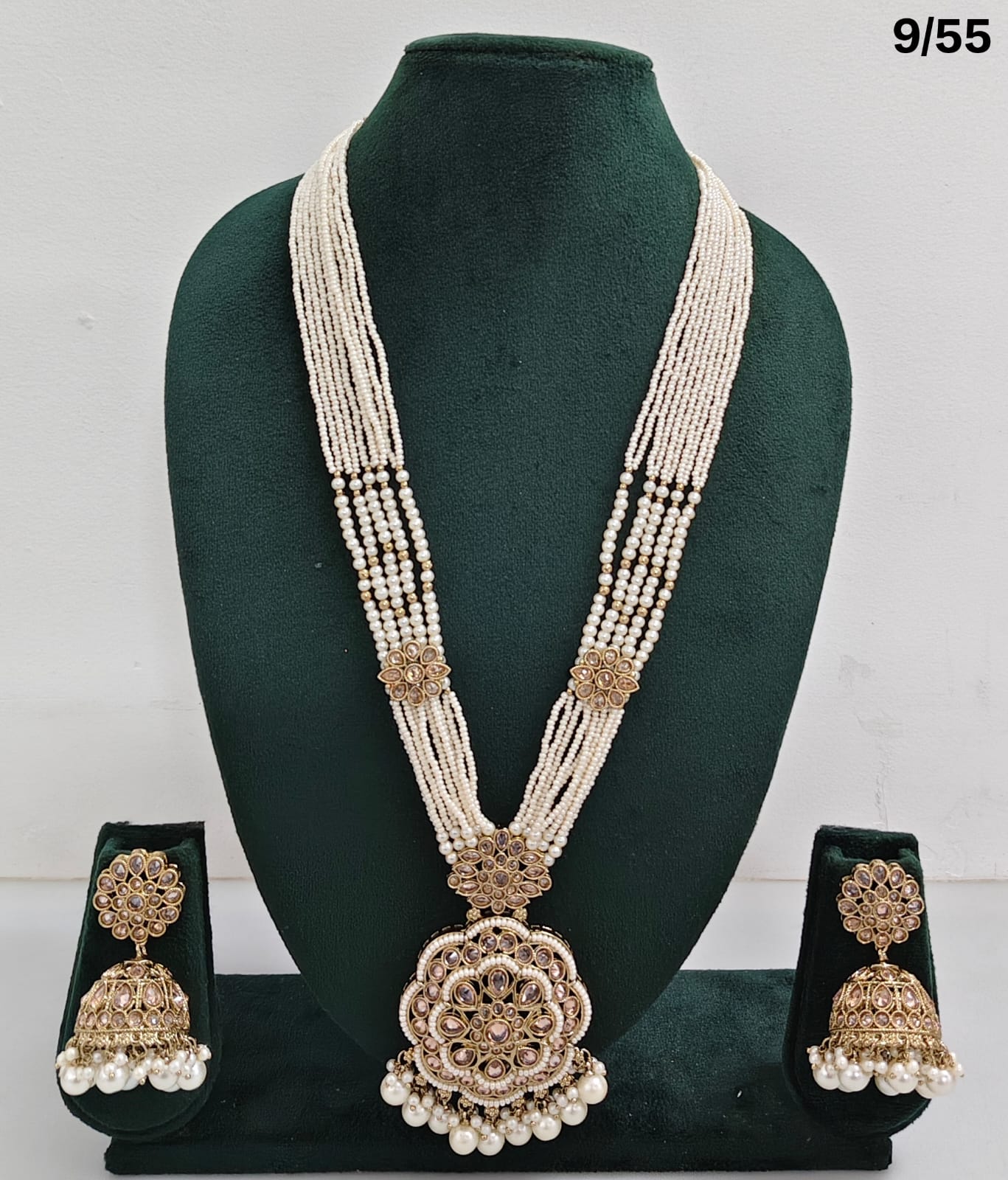 Royal Radiance CZ Long Necklace Set - Lucentemarket