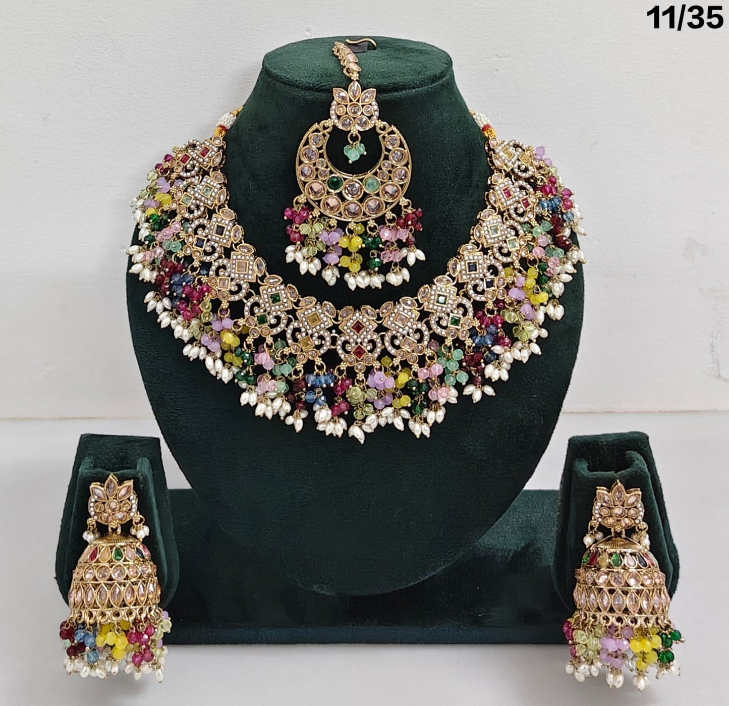 Multy Pearl Wedding Necklace