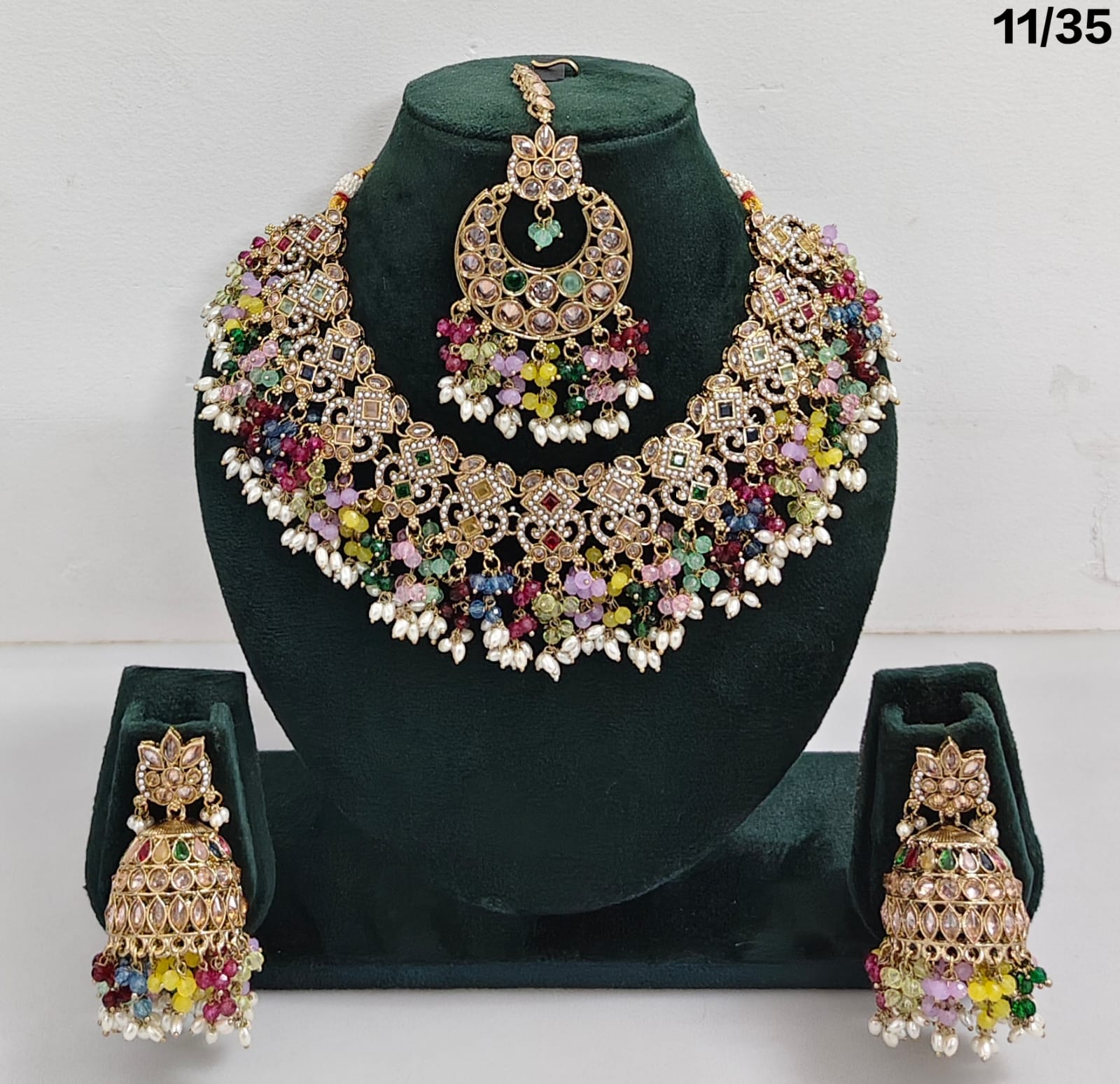 Multy Pearl Wedding Necklace