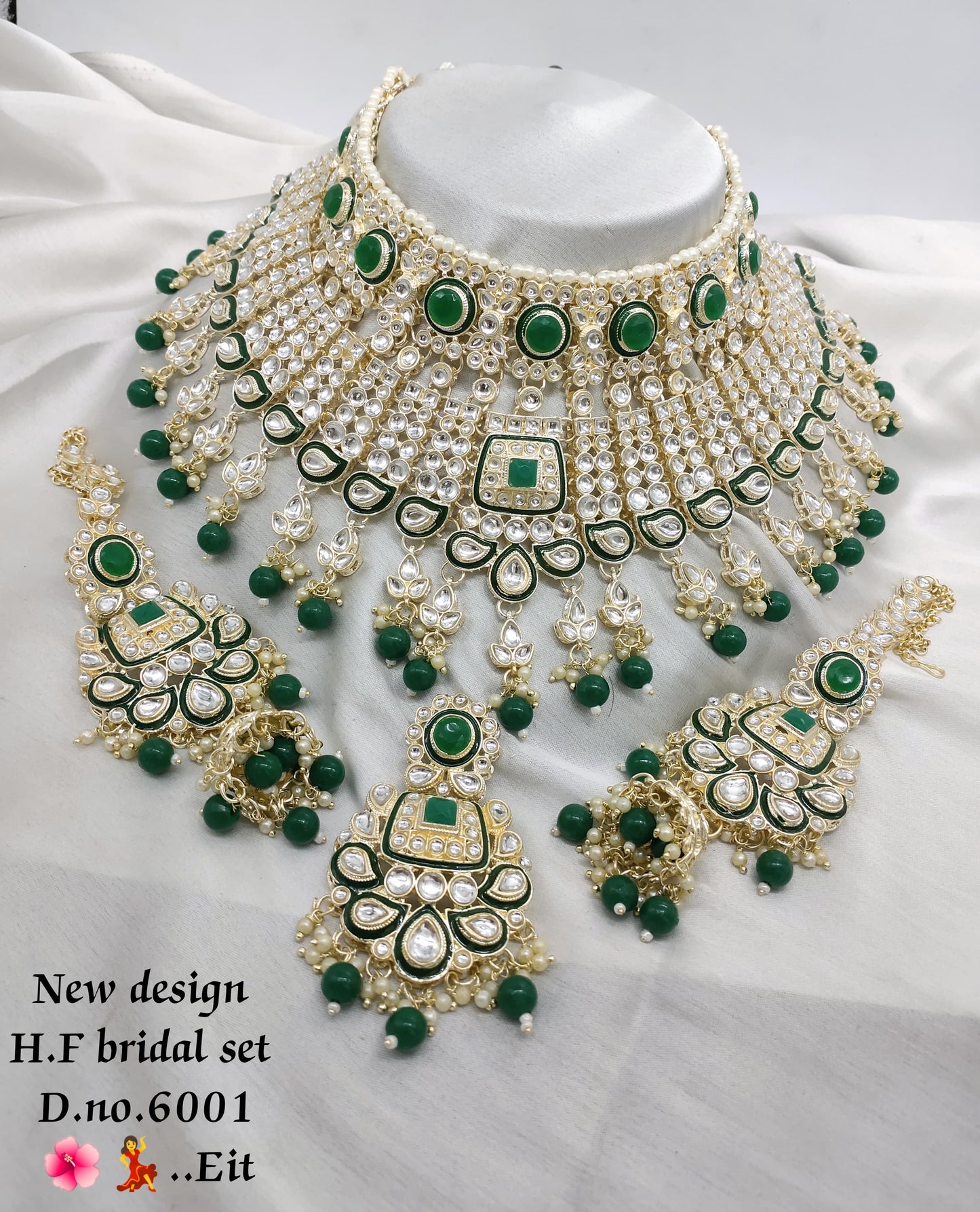 Gold Plated Kundan Stone Choker Jewellery Set