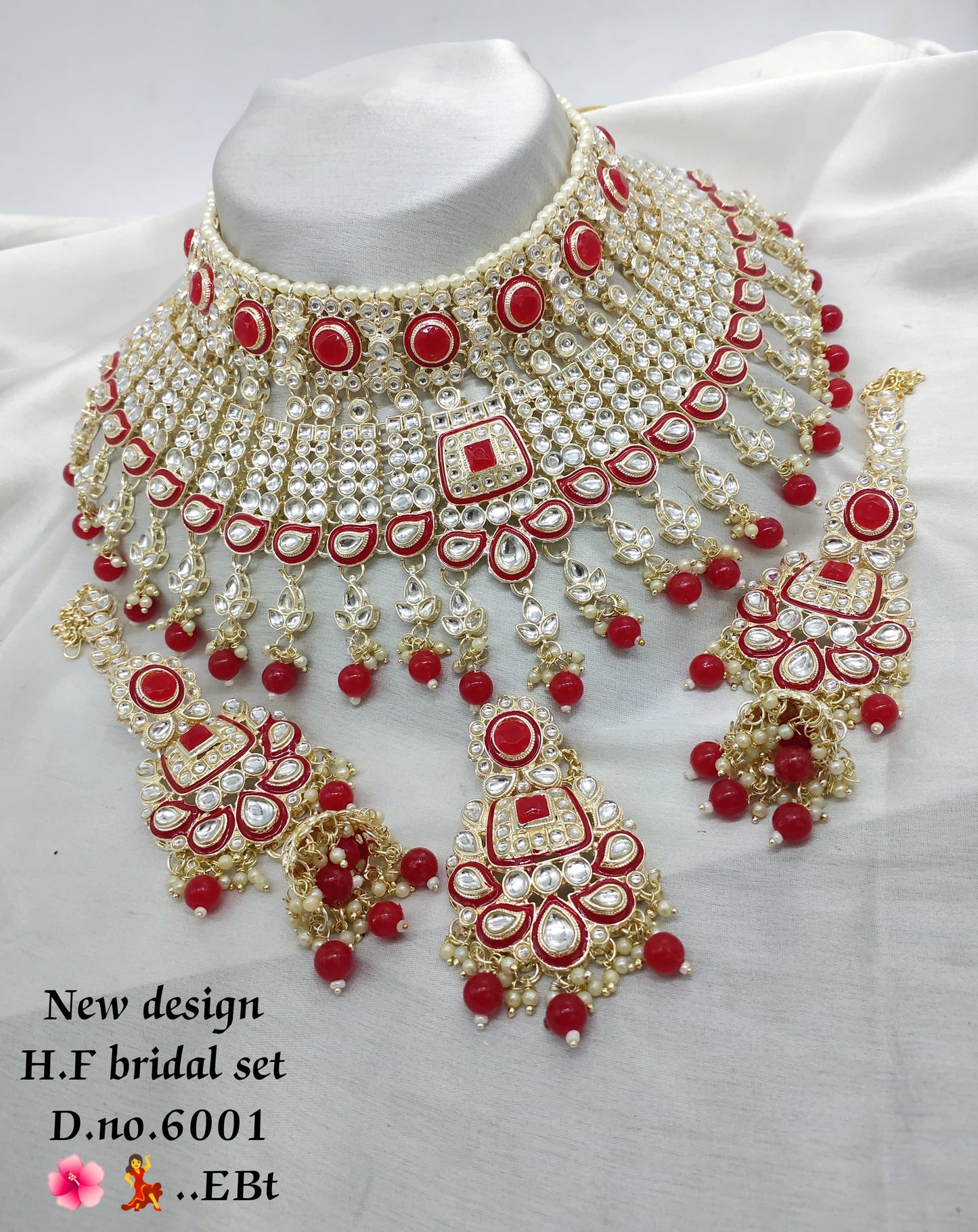 Gold Plated Kundan Stone Choker Jewellery Set
