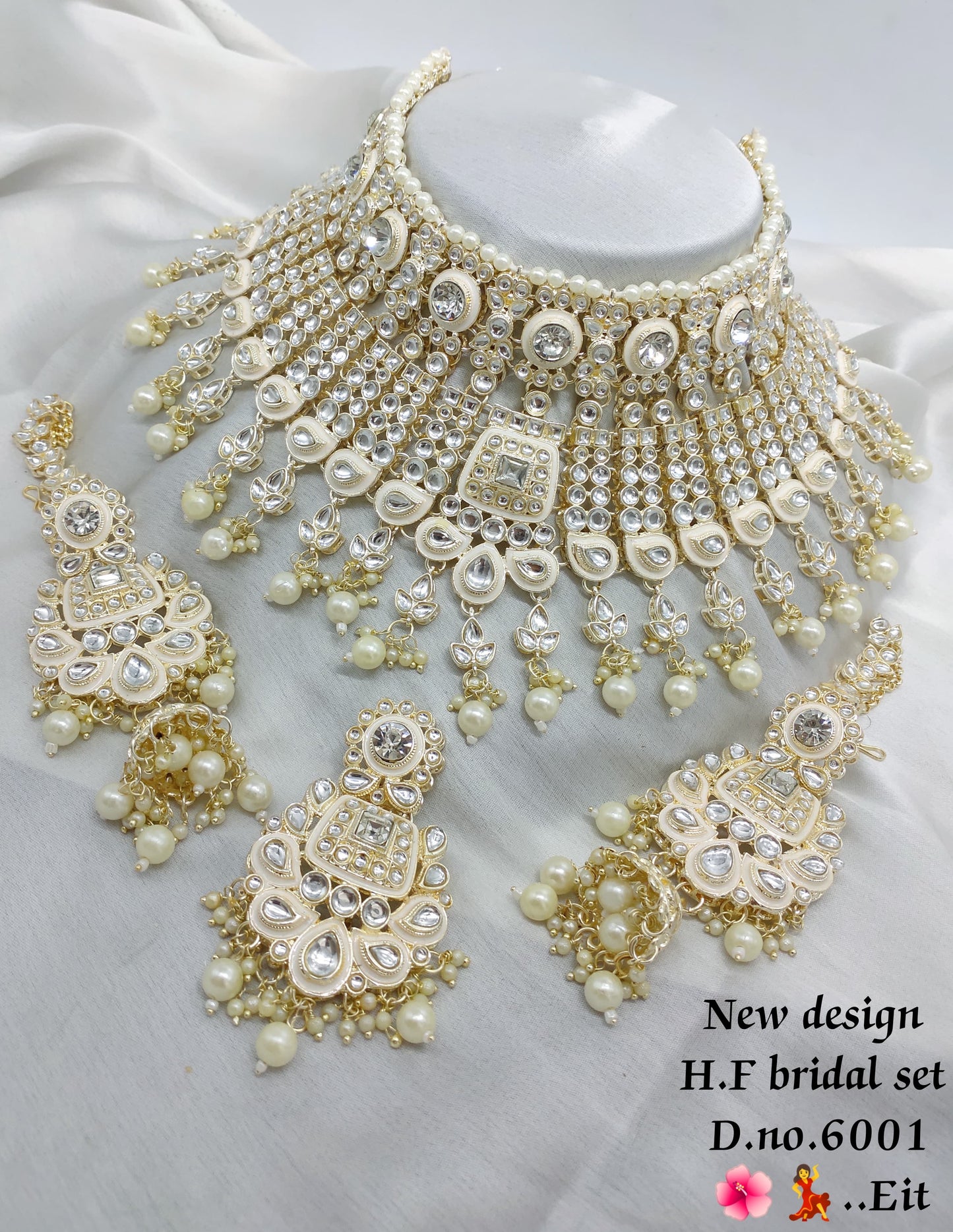 Gold Plated Kundan Stone Choker Jewellery Set