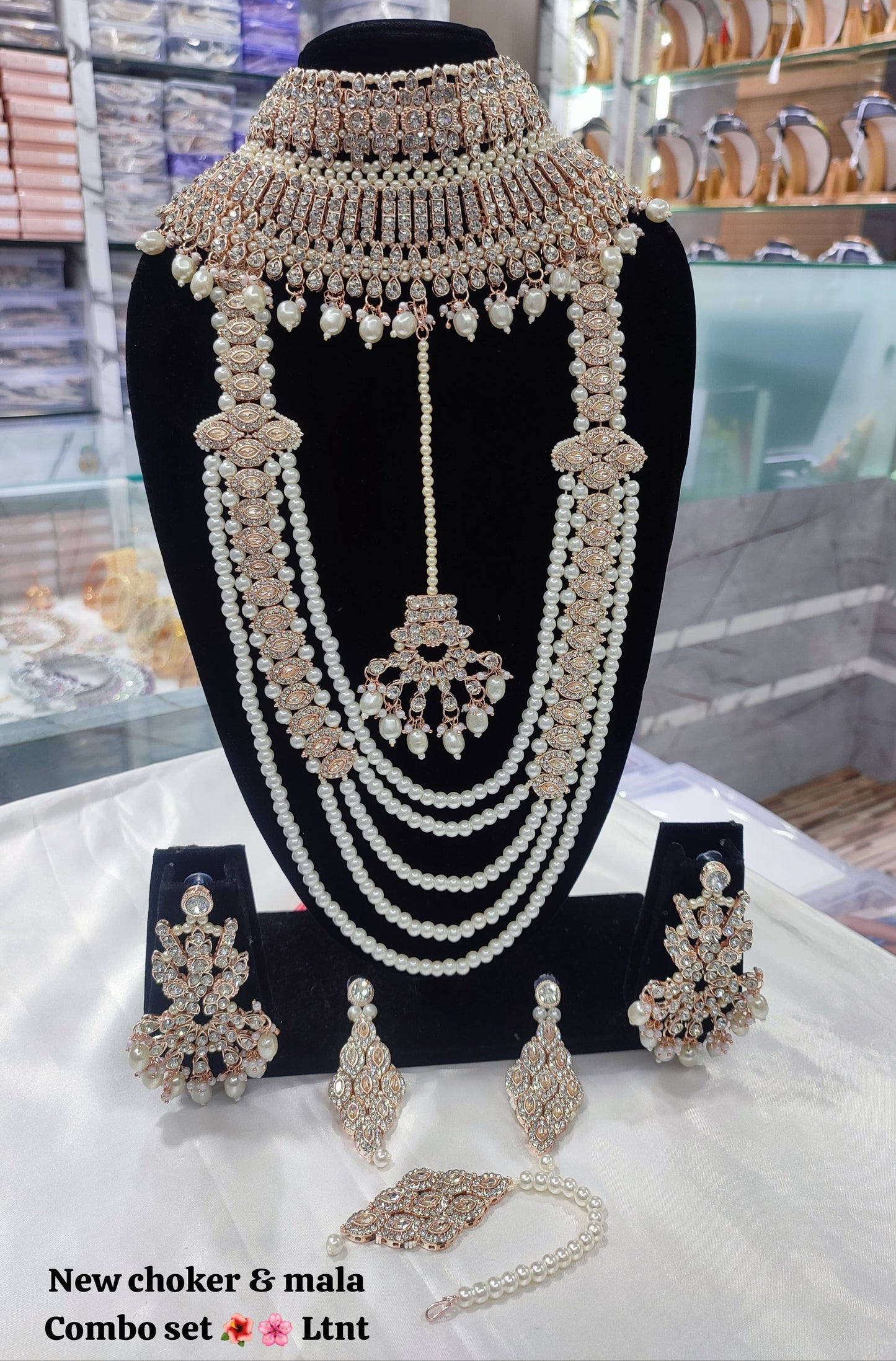 New Rose Gold Plated Combo Set
