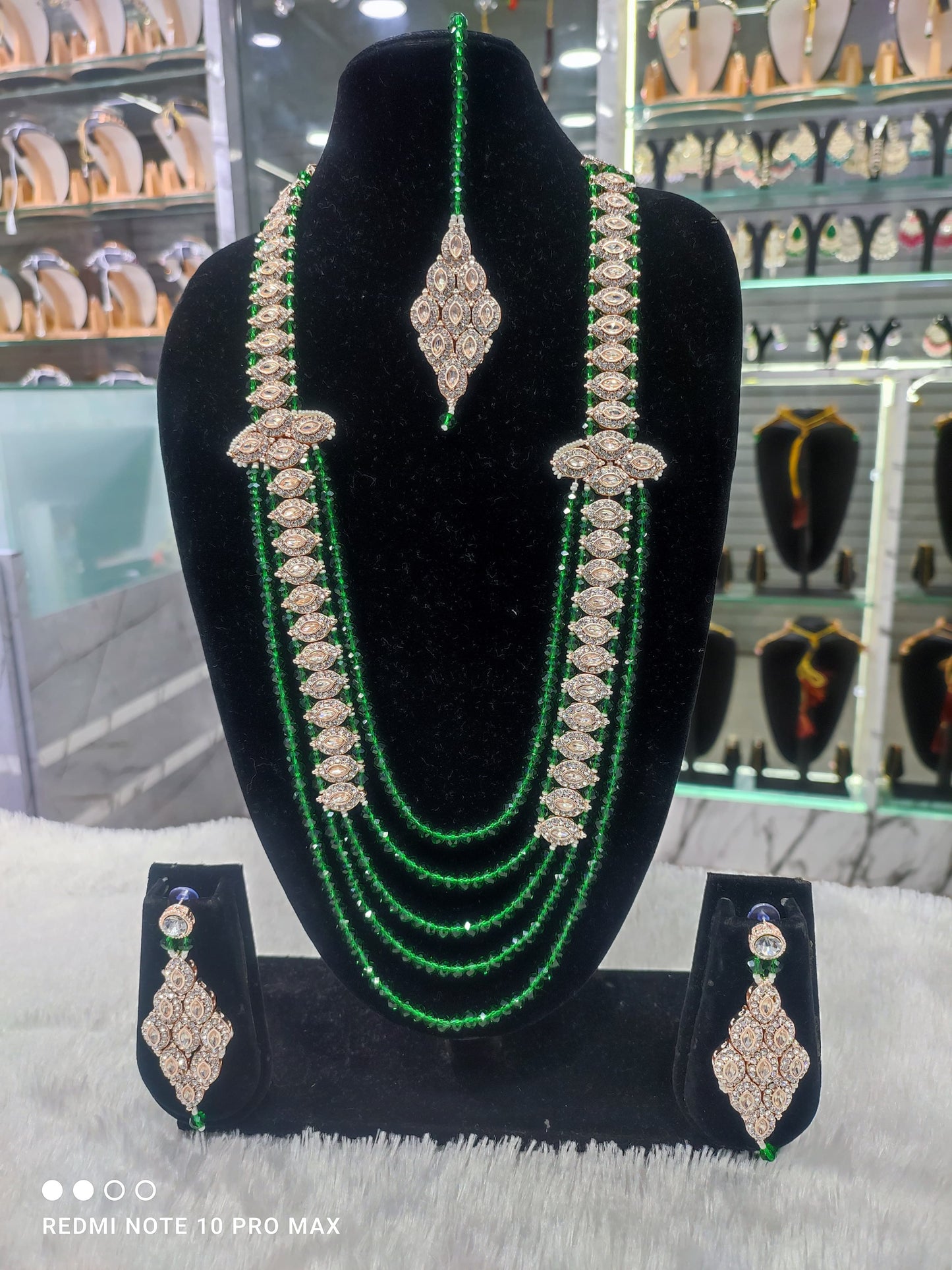 Fashionable Rose Gold Plated Jewellery Set