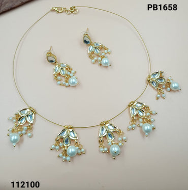 Gold Plated Choker Jewellery Set