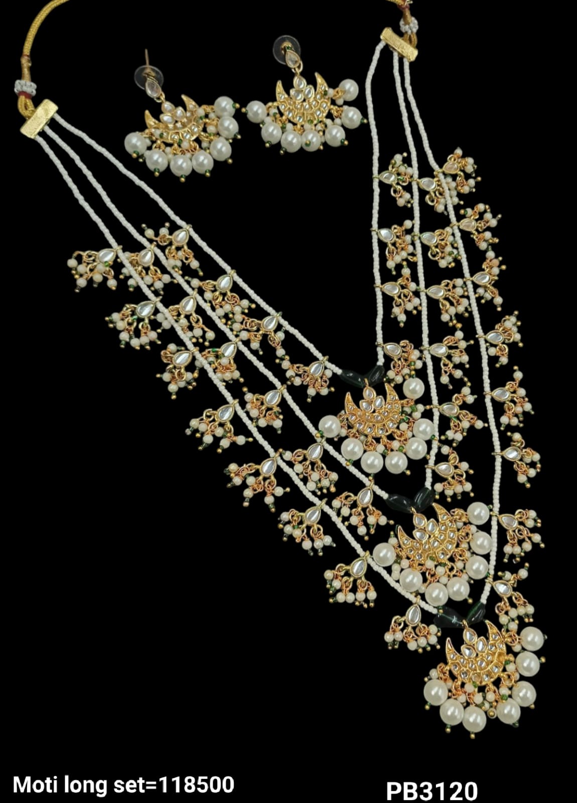 Gold Plated CZ Stone Choker Jewellery Set