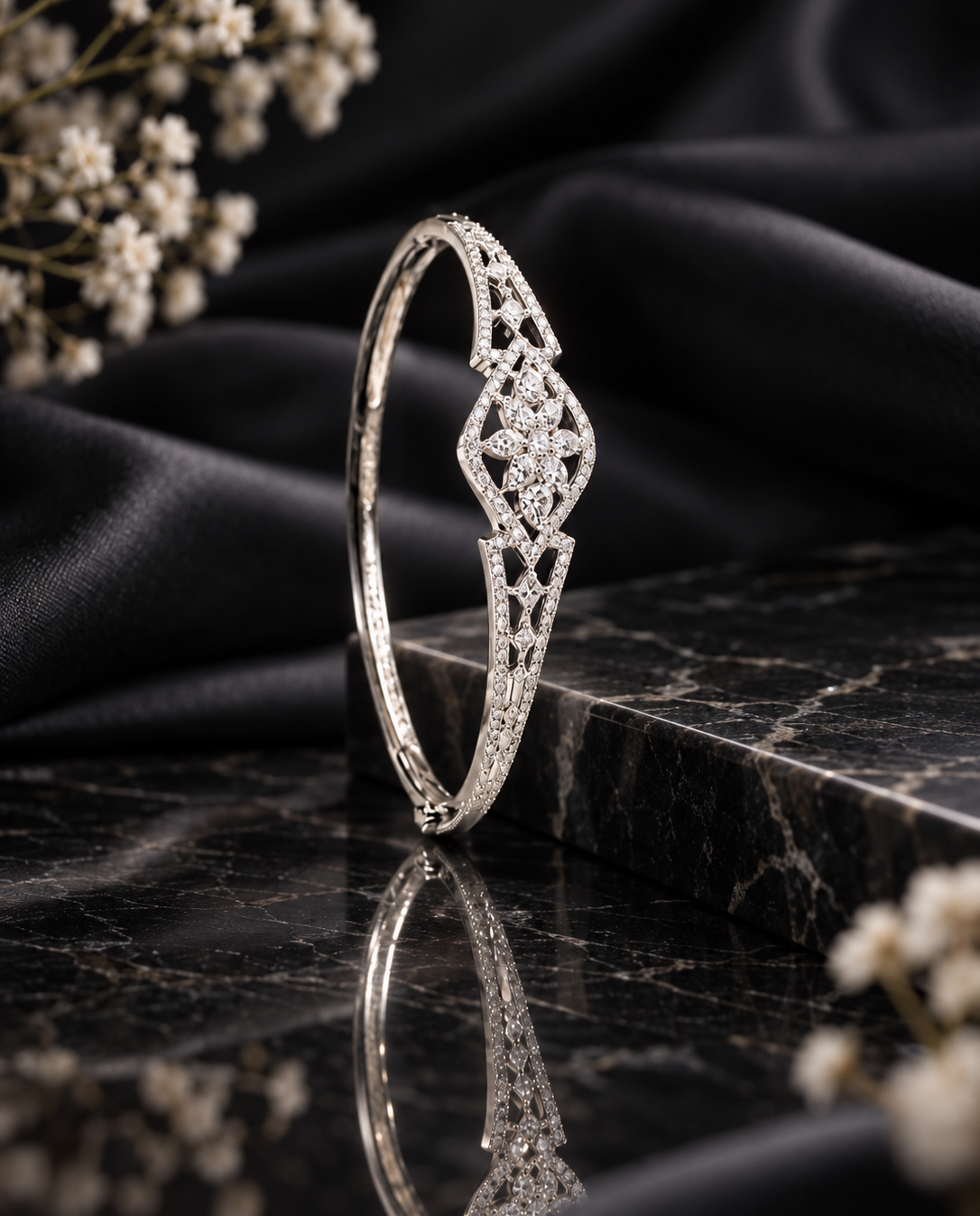 Handcrafted American Diamond Bracelet