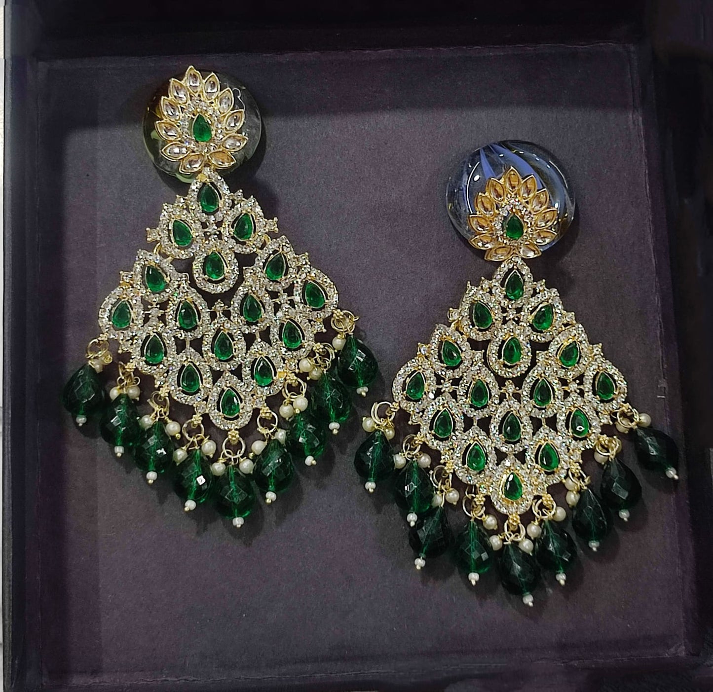 Gold Plated Fashionable Earrings