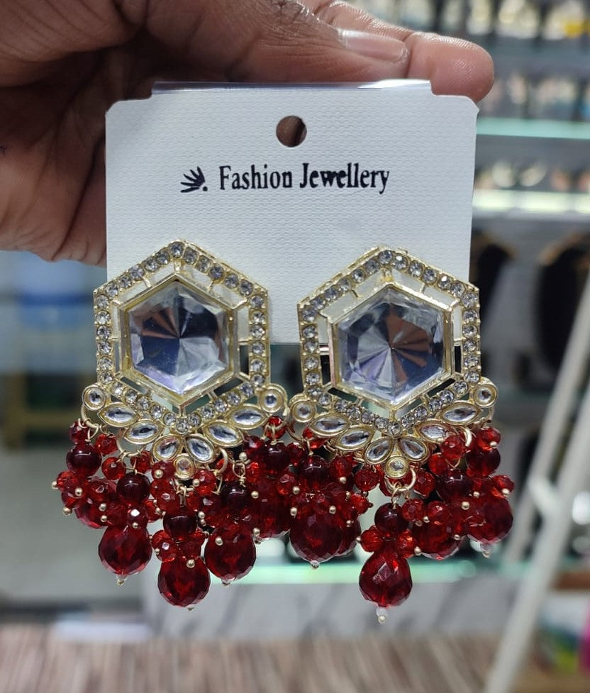 Gold Plated Fashion Earrings