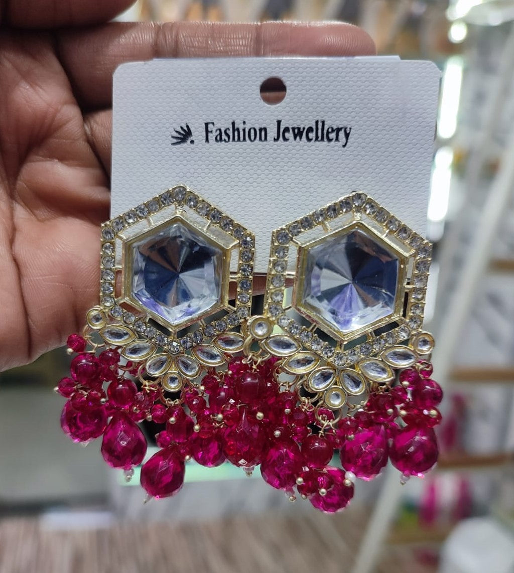 Gold Plated Fashion Earrings