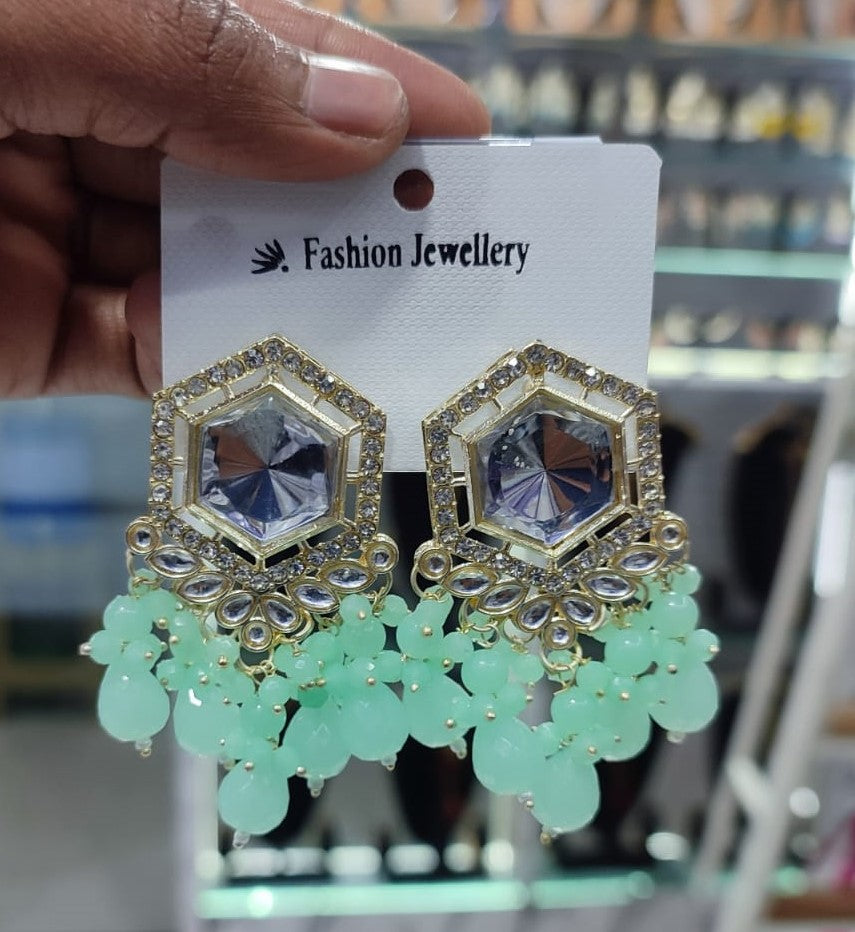 Gold Plated Fashion Earrings