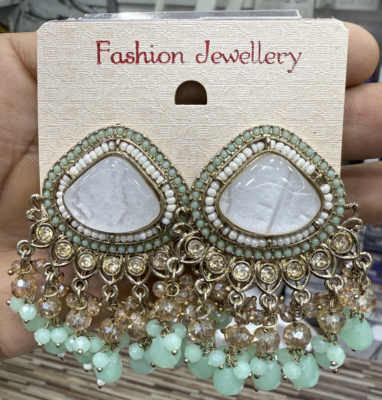 Antique Gold Plated Earrings