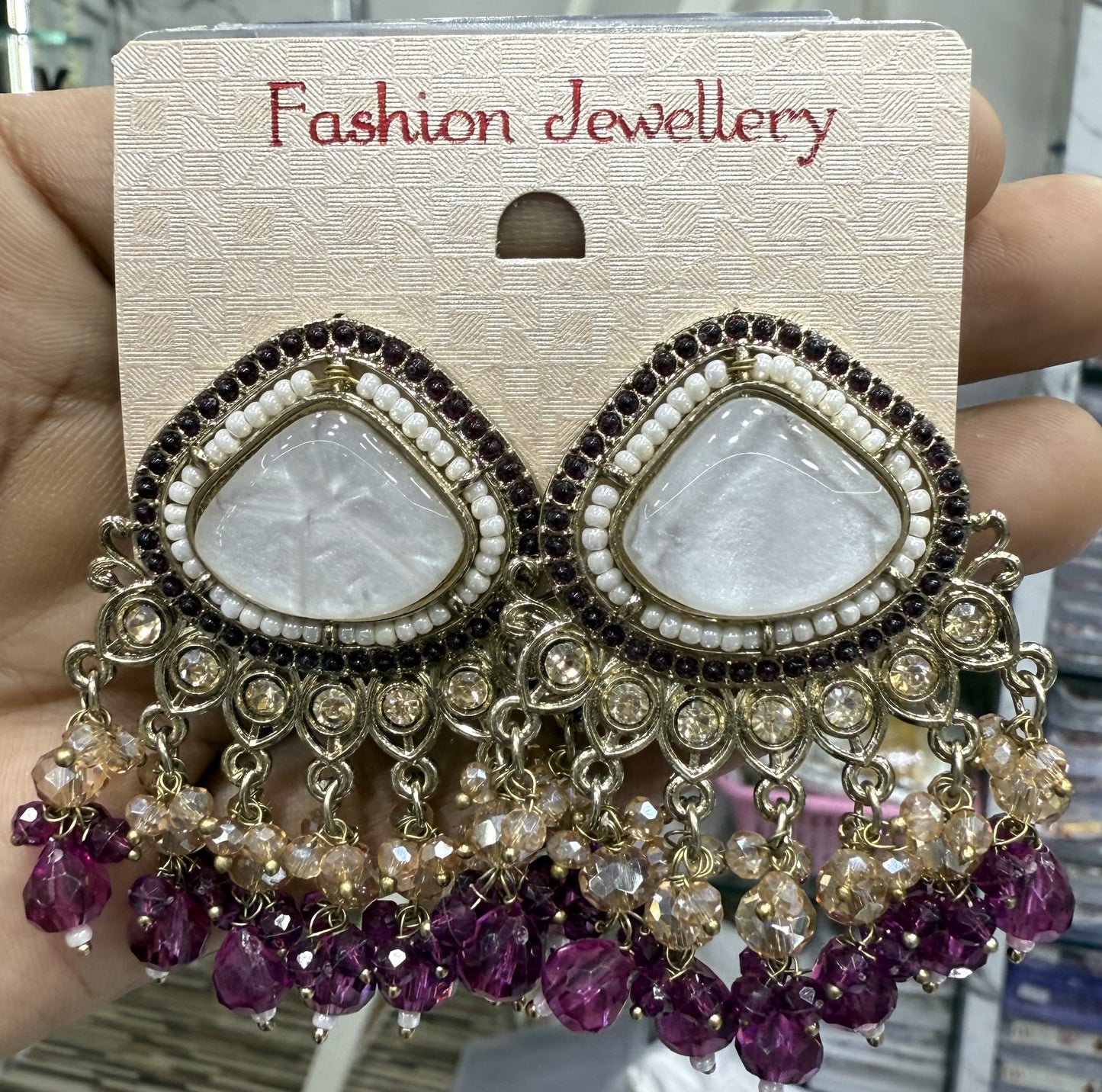 Antique Gold Plated Earrings